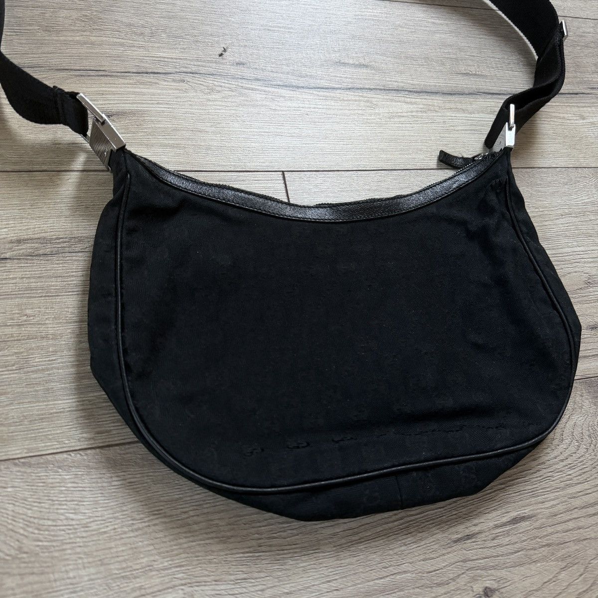 Gucci Shoulder Bag in Black with Monogram
