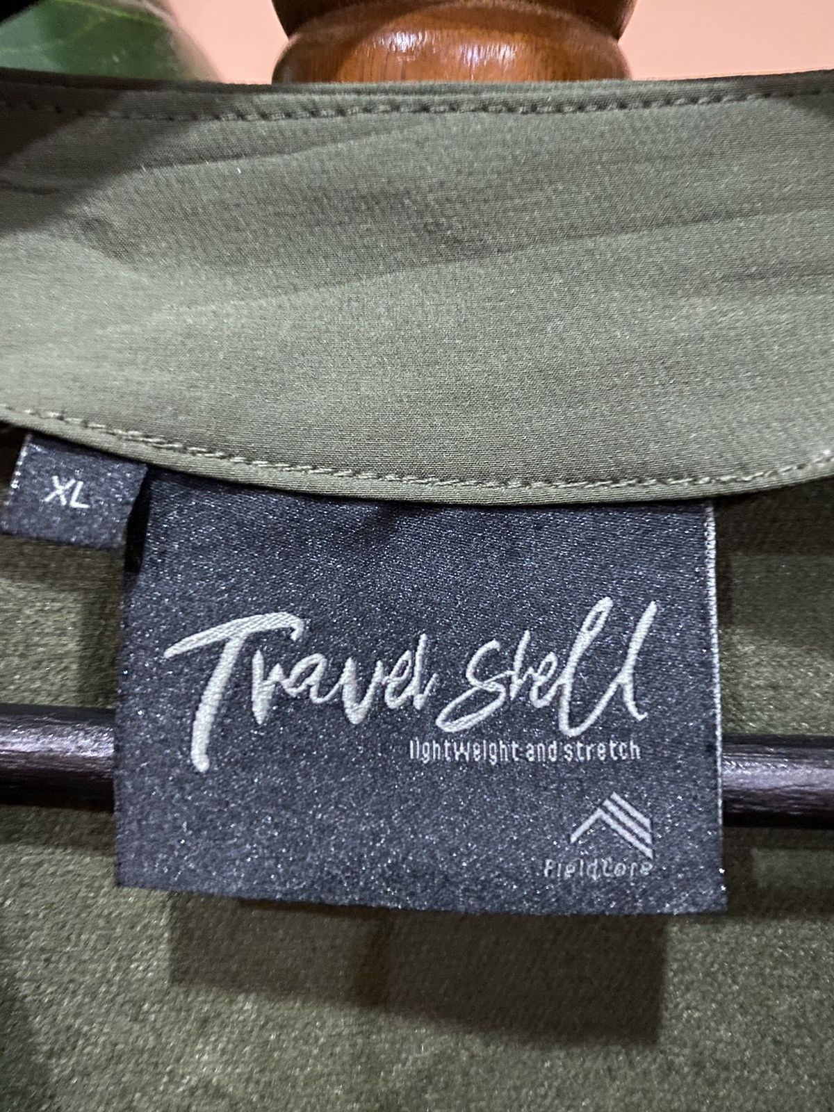 Other Travel Shell Lightweight Jacket - Olive Green Button-Up Size US XL / EU 56 / 4 - 4 Thumbnail