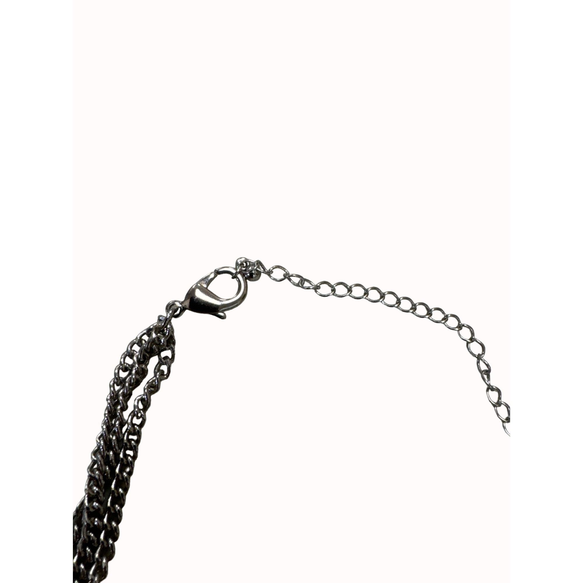 Other Silver plated costume choker with faux diamonds SKU 5240 Size ONE SIZE - 2 Thumbnail