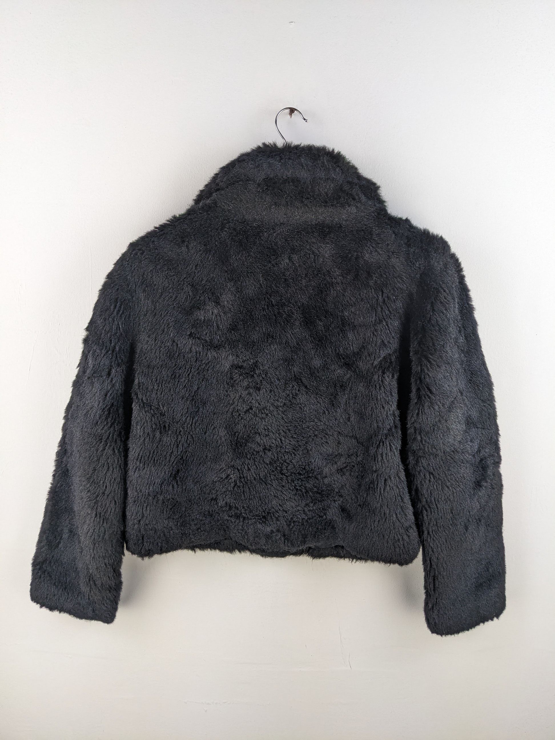 Designer × Japanese Brand × Vintage Vintage Faux Fur Cardigan Jacket Cropped Size M / US 6-8 / IT 42-44 - 4 Thumbnail