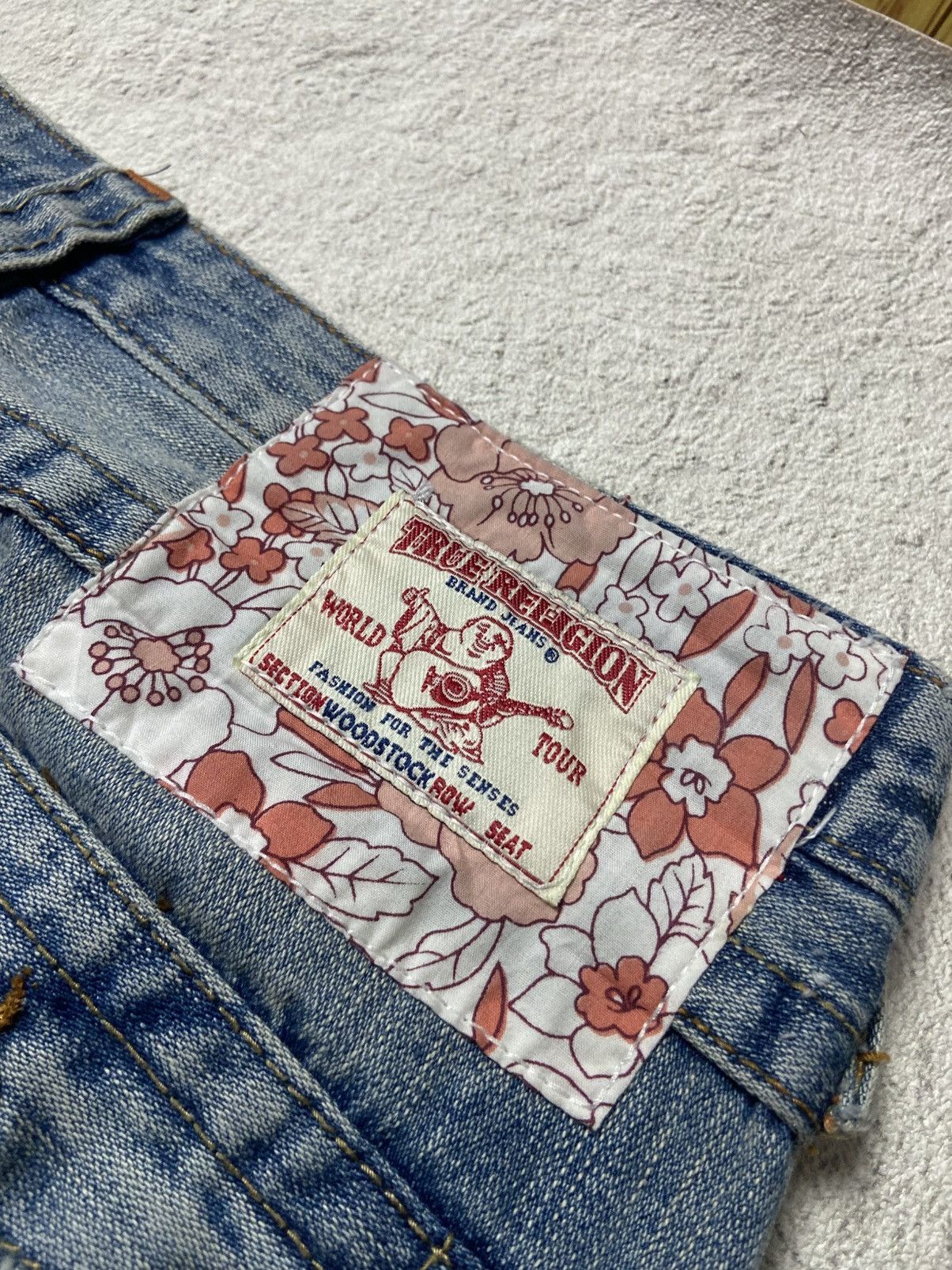 Japanese Brand × True Religion × Vintage Vintage Y2K True Religion Embroidered Flare Jeans Size US 28 / EU 44 - 5 Thumbnail