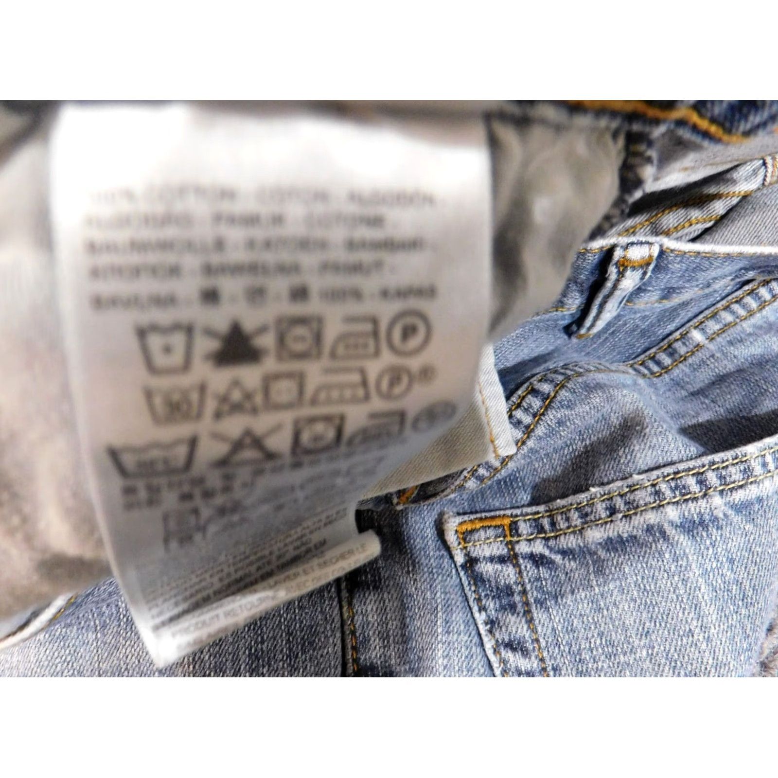 Levi's Levi's 550 Jeans Mens 40x30 Straight Relaxed Denim Blue Size US 40 / EU 56 - 7 Thumbnail