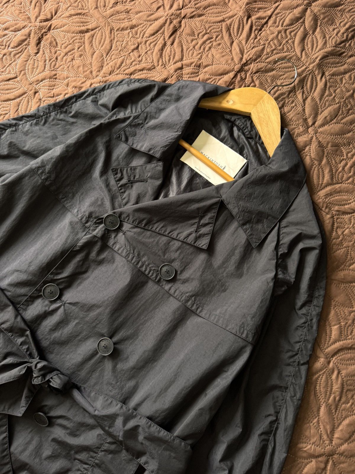 Mackintosh MACKINTOSH DOUBLE BREASTED TRENCH COAT LIGHT JACKET Size US XL / EU 56 / 4 - 8 Thumbnail
