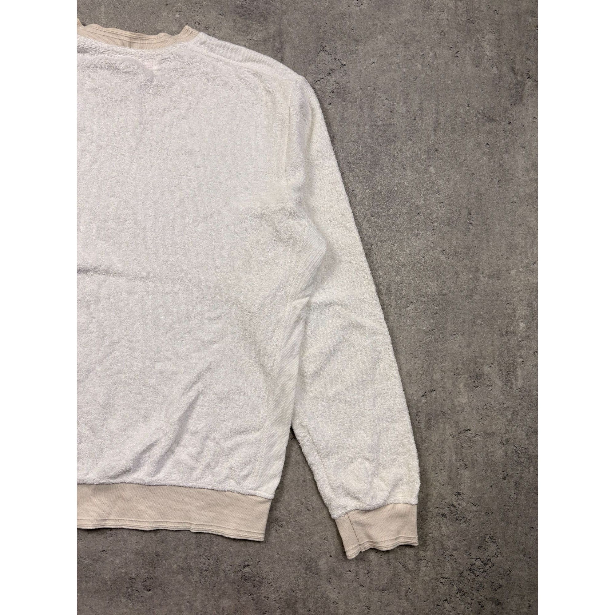 Orlebar Brown ORLEBAR BROWN Cream Terry Cloth Sweatshirt Size M Made in Po Size US M / EU 48-50 / 2 - 8 Thumbnail