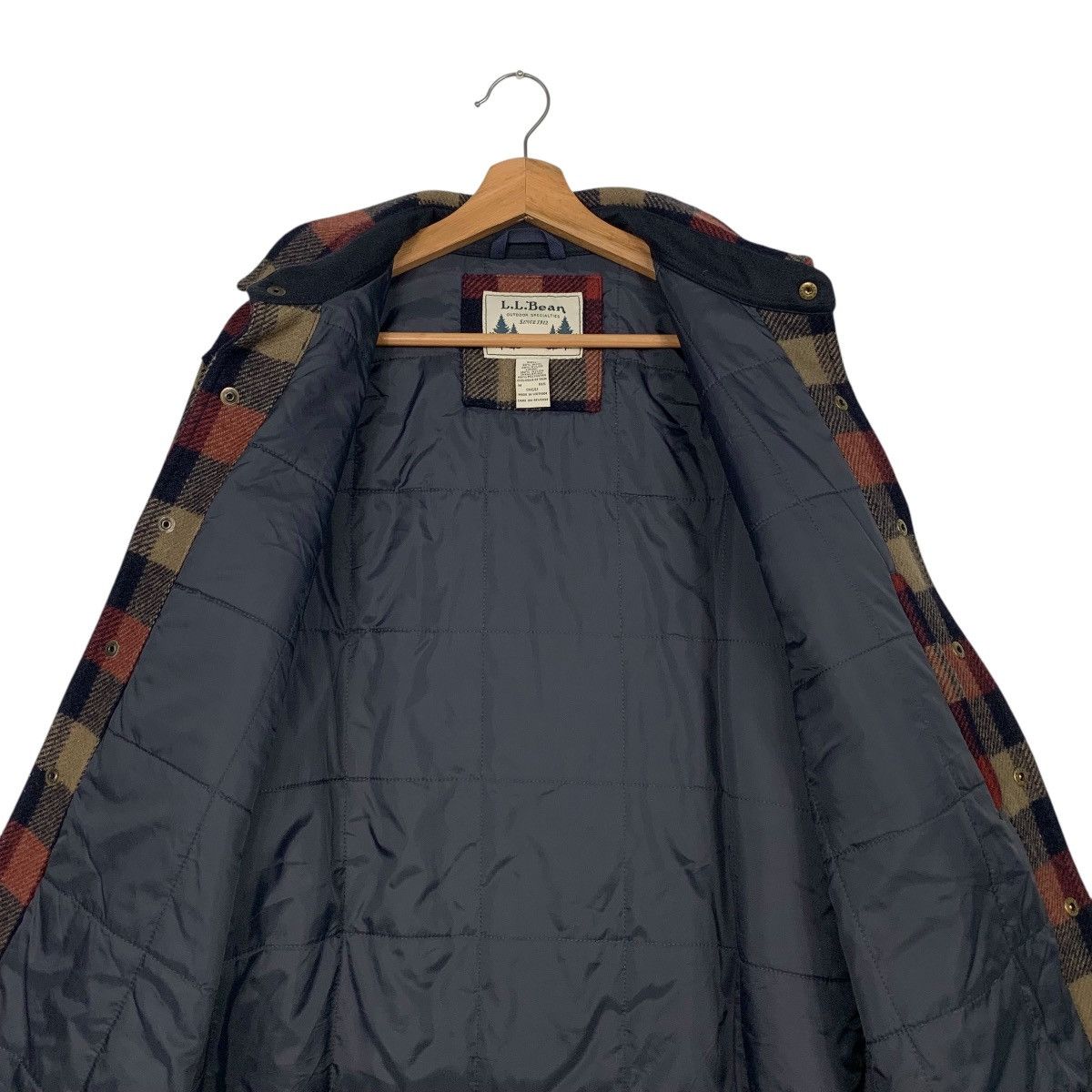 L.L. Bean 90’s L.L. BEAN Tartan Flannel Jacket #2486-C112 Size US M / EU 48-50 / 2 - 12 Thumbnail