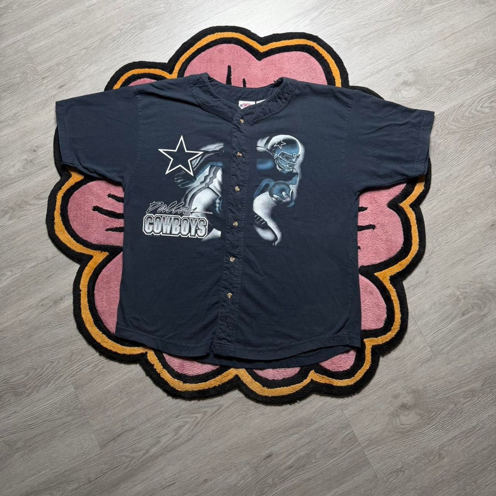 NFL Vintage 90’s NFL Active Dallas Cowboys Graphic Logo Baseball Size US XL / EU 56 / 4 - 1 Thumbnail