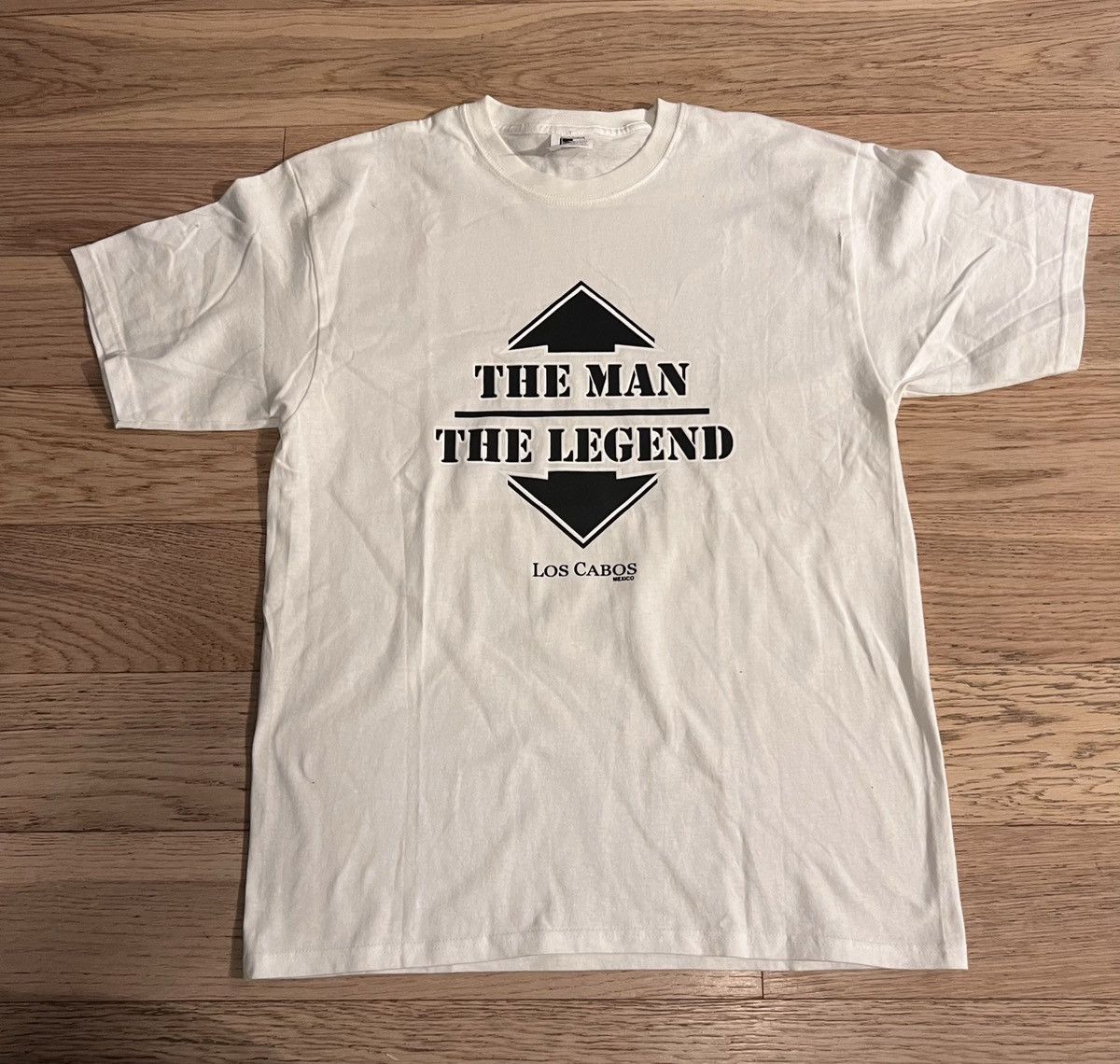 Japanese Brand × Vintage Vintage The Man The Legend Funny Joke Statement T Shirt Size US M / EU 48-50 / 2 - 2 Thumbnail
