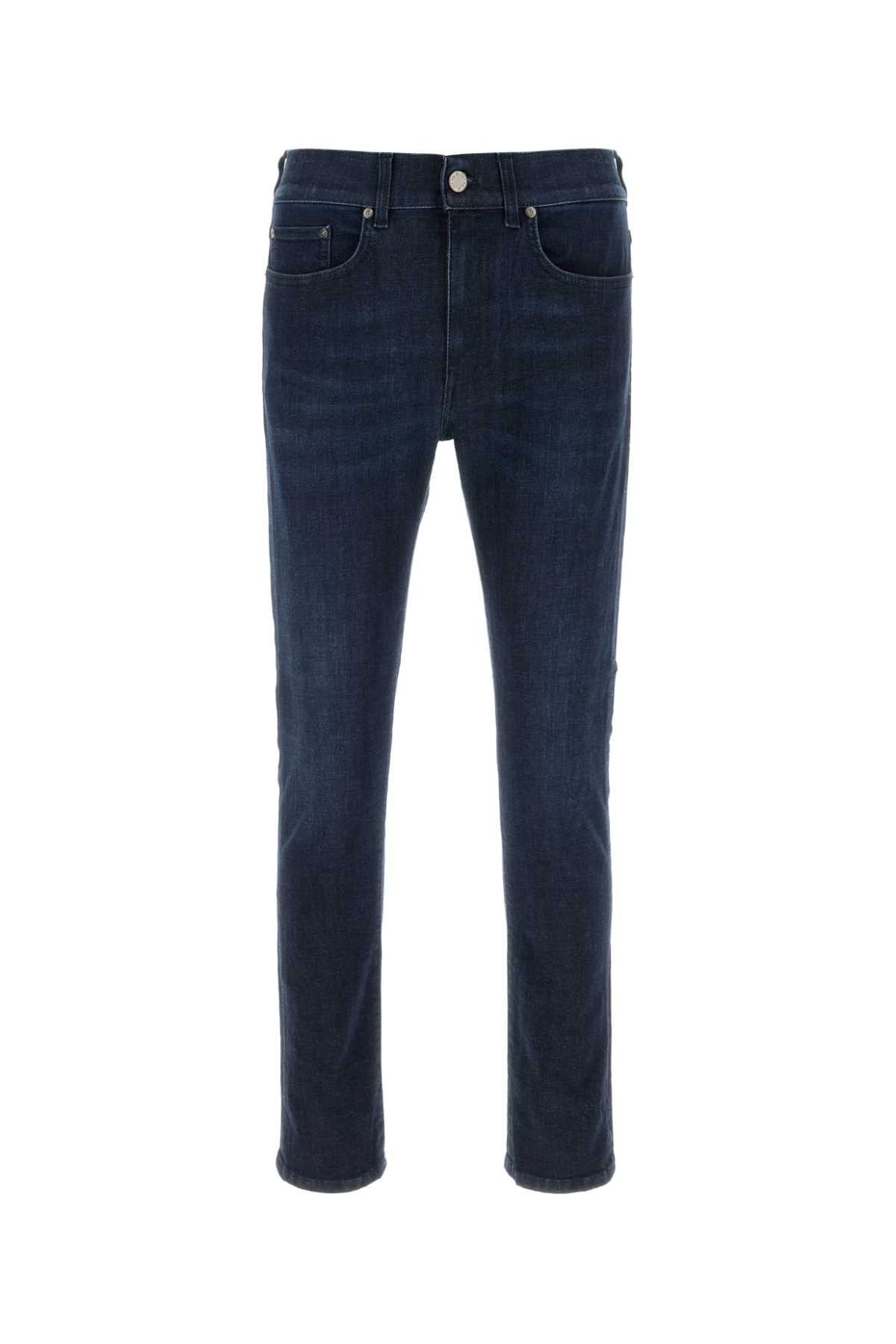 PT Torino Dark Blue Stretch Denim Jeans Size US 31 - 1 Thumbnail