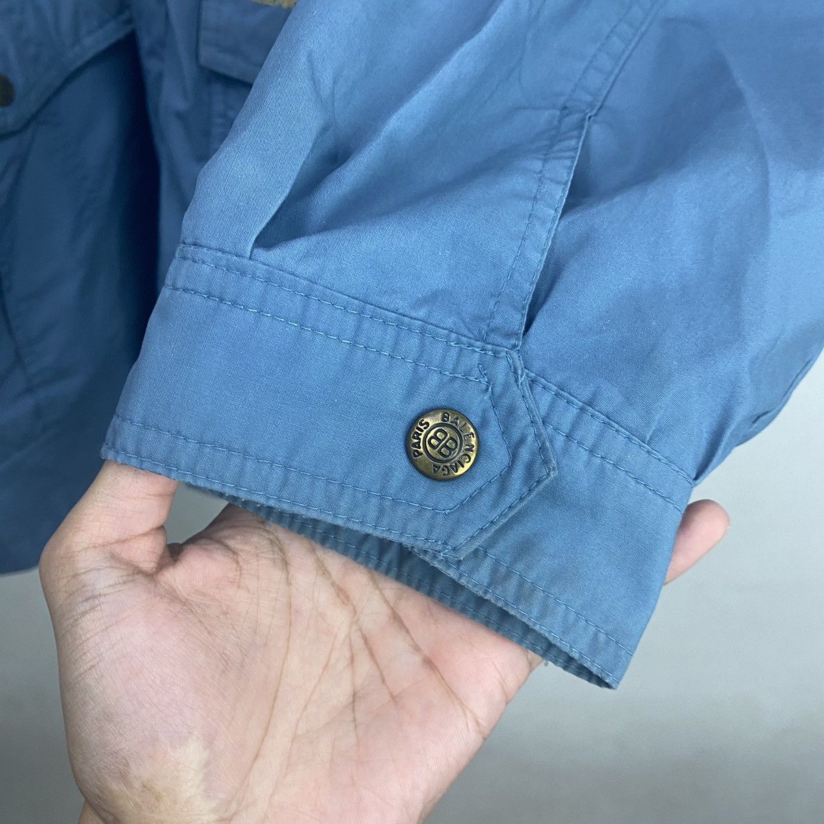 Balenciaga × Vintage VINTAGE‼️Balenciaga Paris Hooded Parka Jacket Size US XL / EU 56 / 4 - 12 Thumbnail