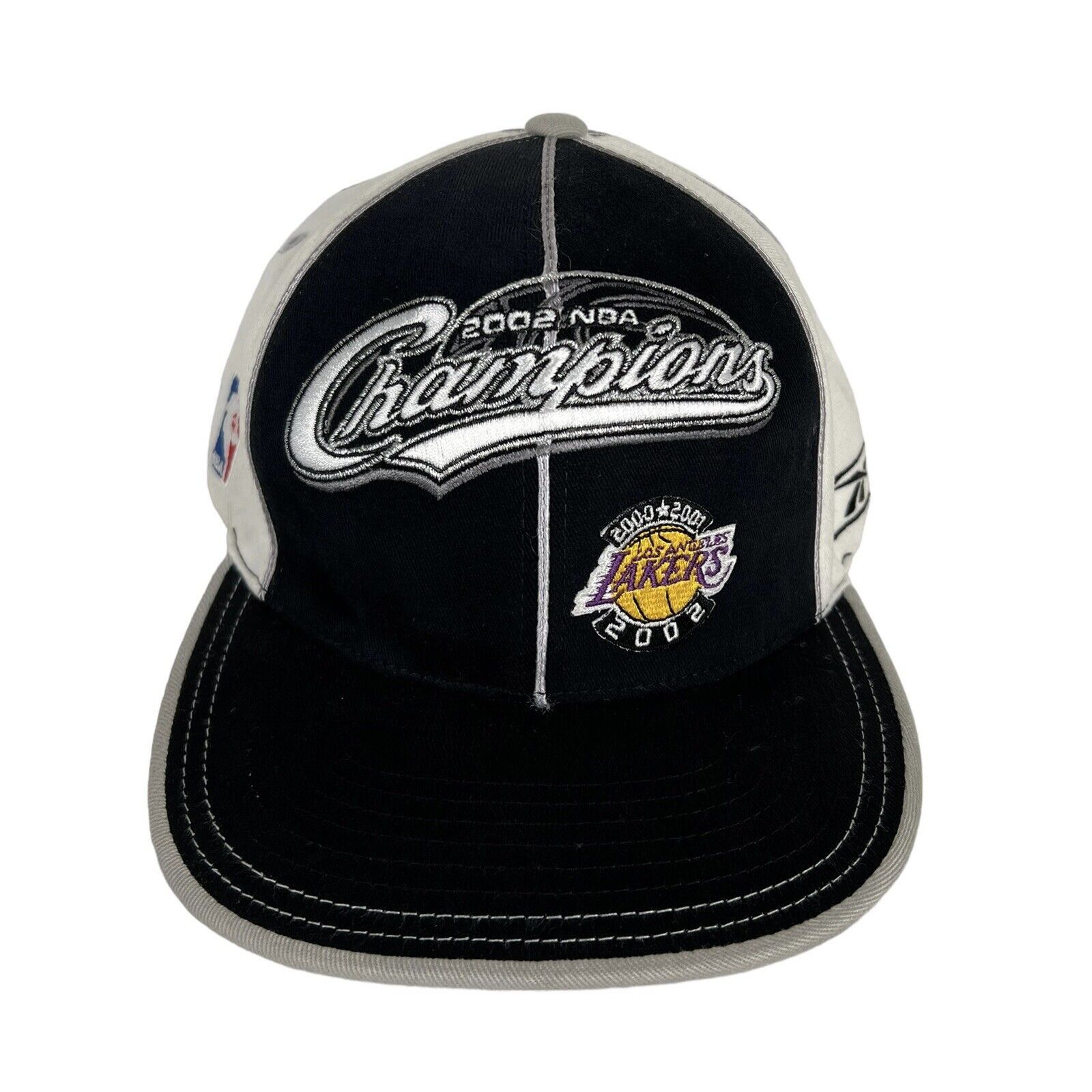 Reebok Vintage Los Angeles Lakers 2002 Champions Hat Cap Fitted Siz Size ONE SIZE - 1 Thumbnail
