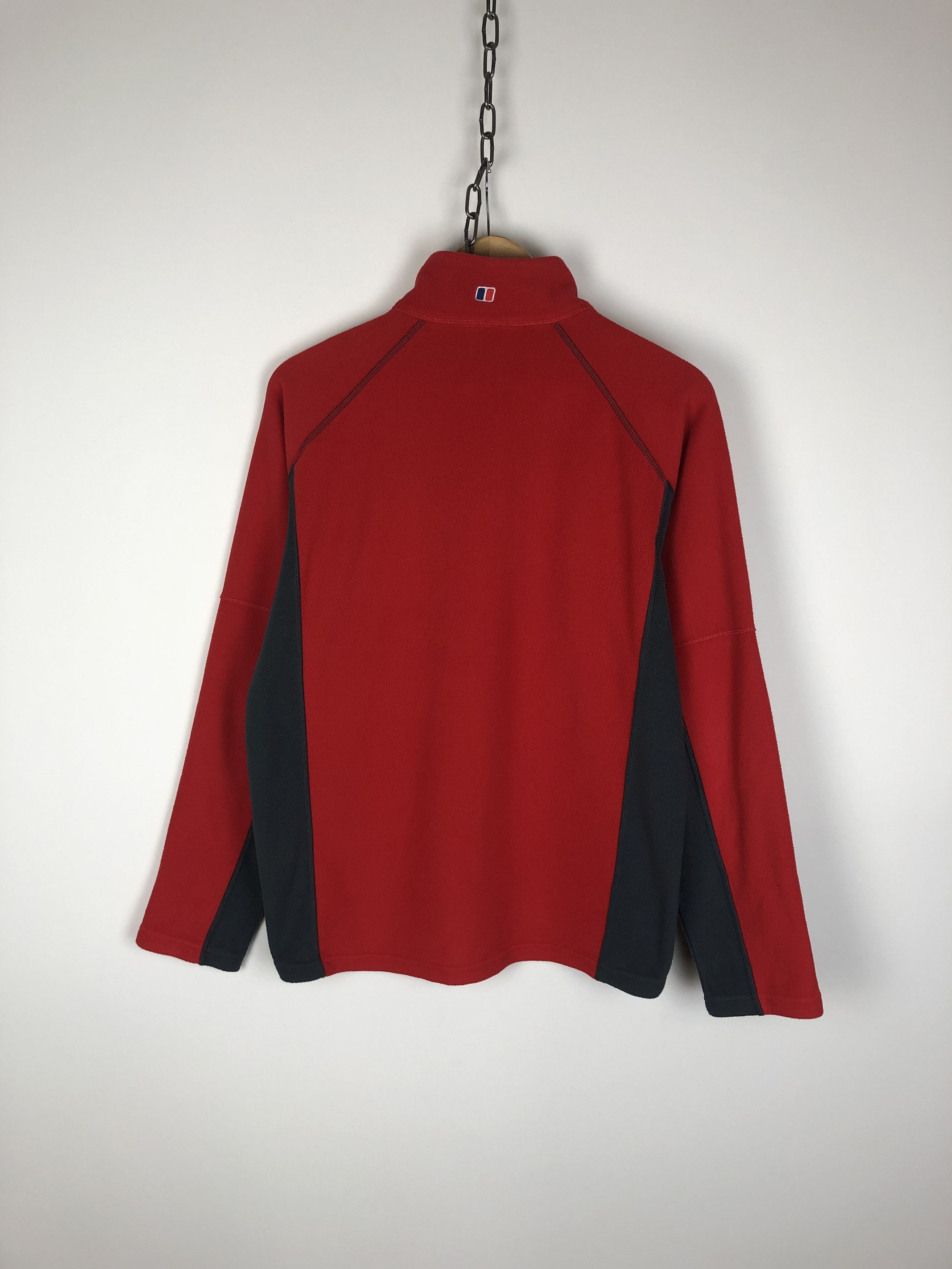 Berghaus Berghaus Fleece Pullover 1/4 Zip Red size M Size US M / EU 48-50 / 2 - 7 Thumbnail