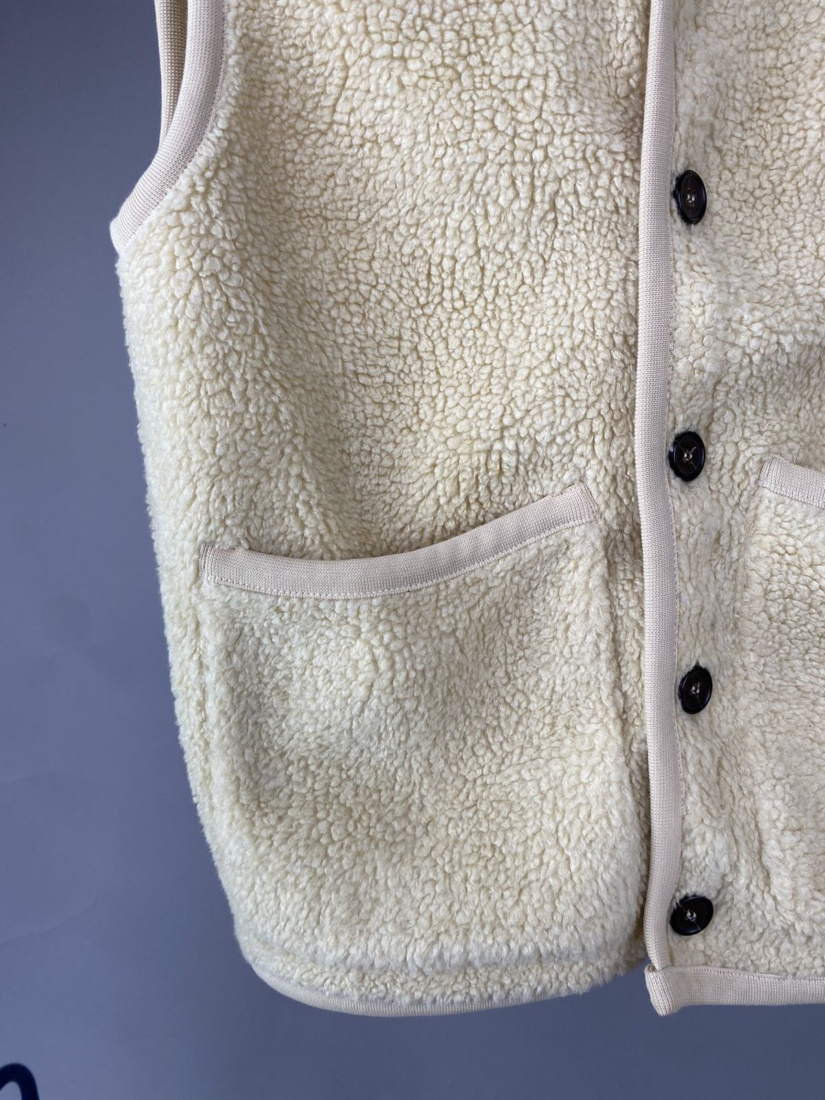 Japanese Brand × Universal Works Universal Works Cream Fleece Vest – Size S Size US S / EU 44-46 / 1 - 5 Thumbnail