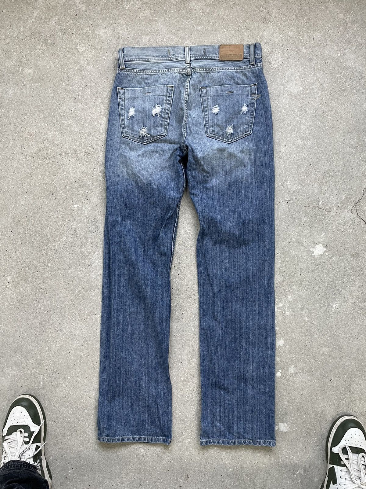Diesel × Vintage Vintage Diesel distressed denim jeans stacked Size US 31 - 8 Thumbnail