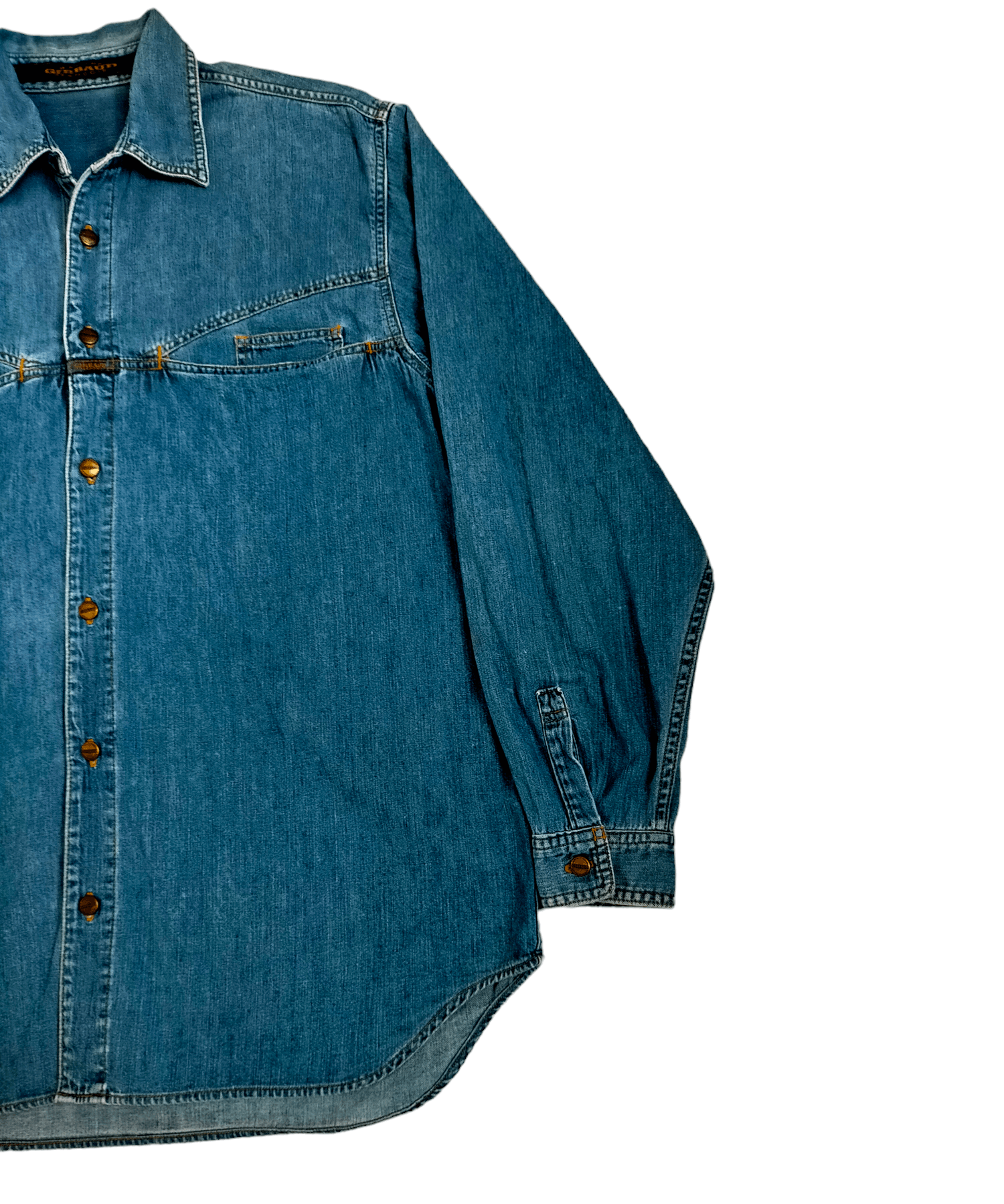 Marithe + Francois Girbaud Marithe Francois Girbaud Denim Button ups shirt Size US L / EU 52-54 / 3 - 5 Thumbnail