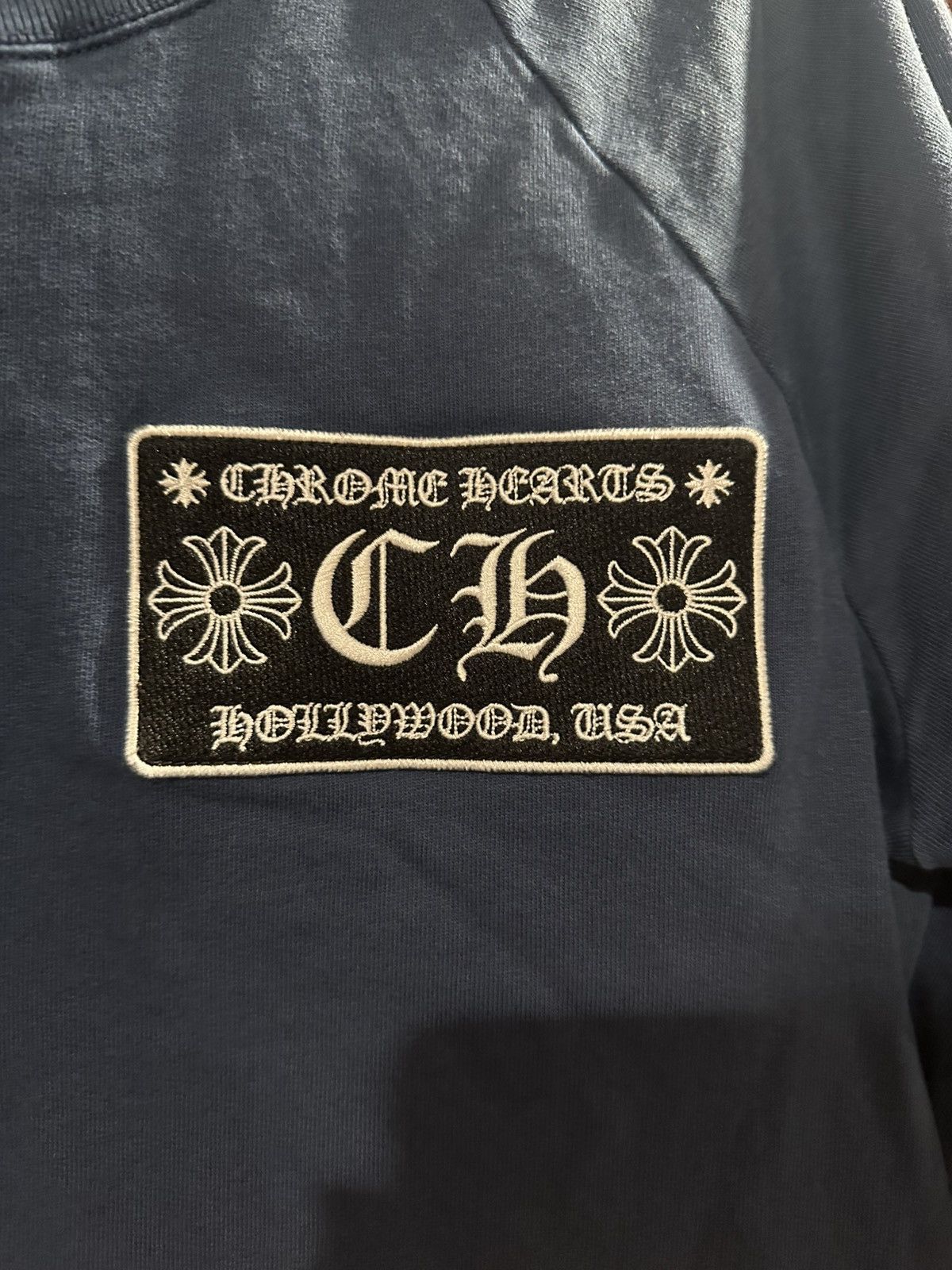 Chrome Hearts Chrome Hearts Patch Crewneck Size US L / EU 52-54 / 3 - 4 Thumbnail