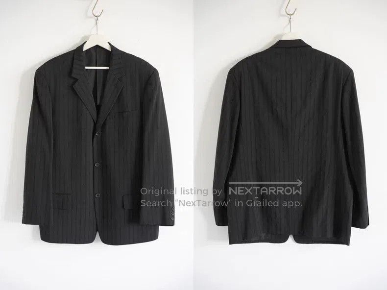 Yohji Yamamoto Yohji Yamamoto size m 90's anisotropic weave suits Size 38R - 2 Thumbnail
