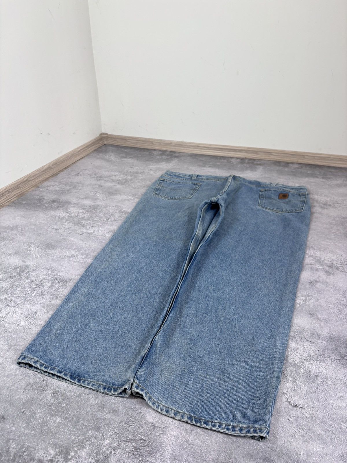 Carhartt Vintage Carhartt Men’s Denim Jeans Baggy Straight Light Blue Size US 44 / EU 60 - 3 Thumbnail