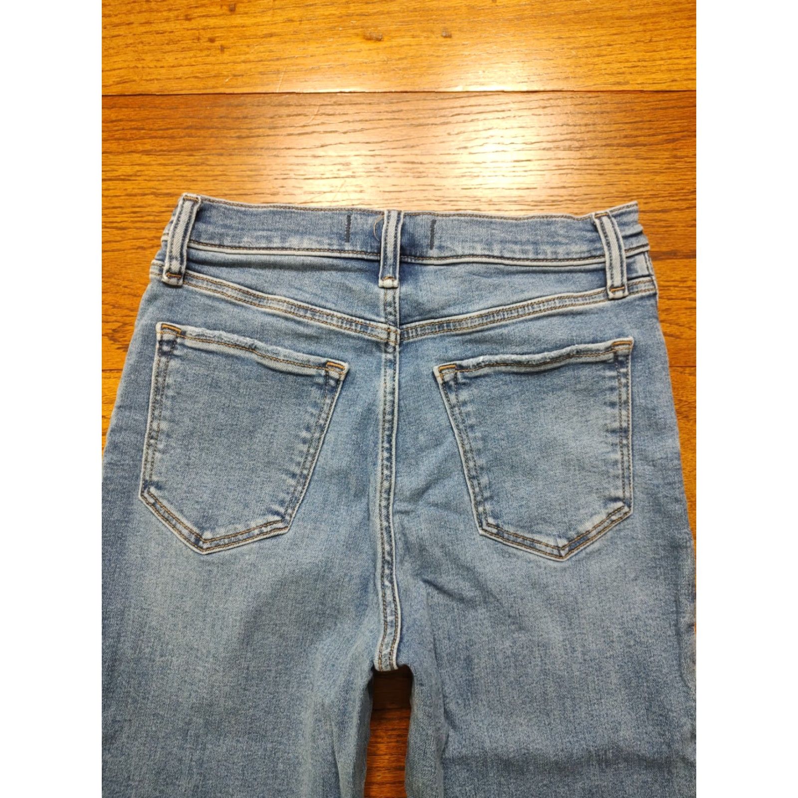 Abercrombie & Fitch Abercrombie & Fitch Jeans Womens 4/27 X 28 Inseam Super Skinny Ankle High Rise Size 27" / US 4 / IT 40 - 5 Thumbnail