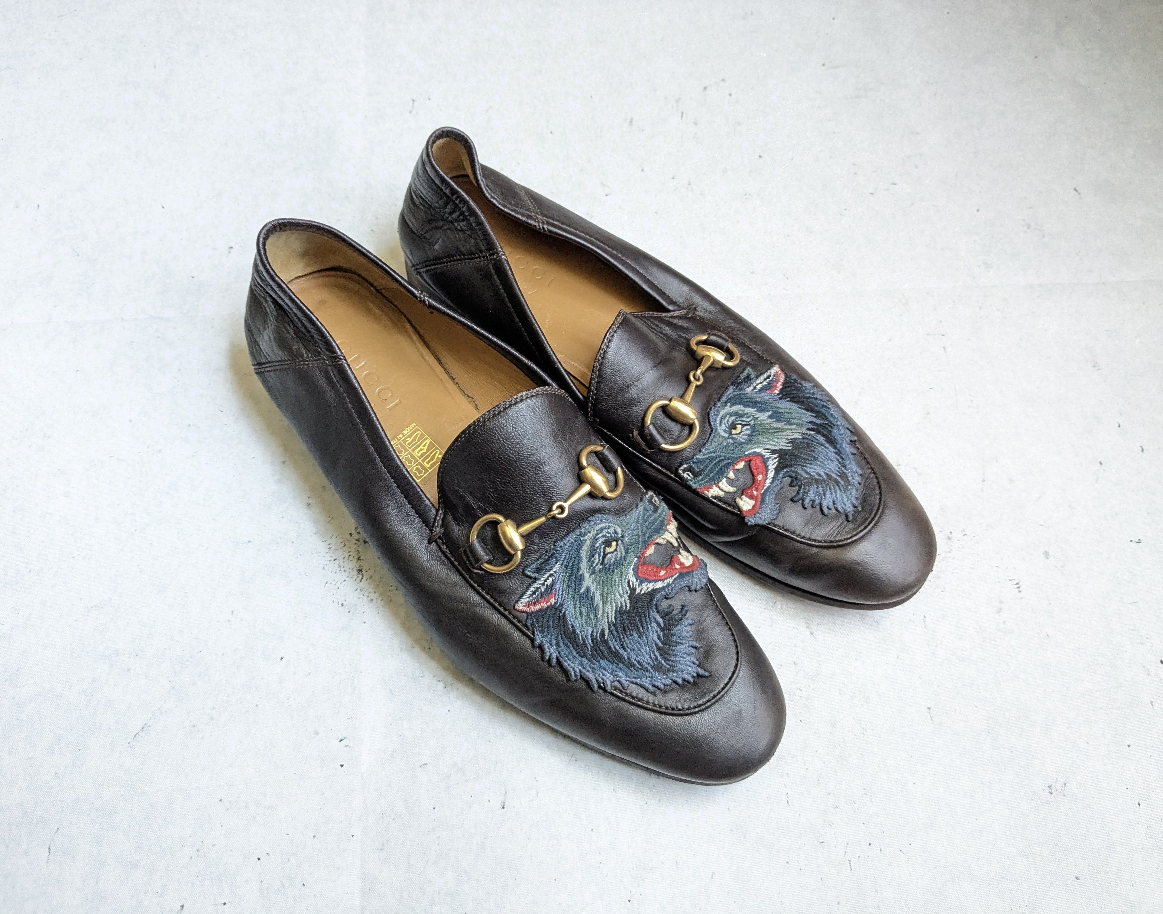 Gucci Gucci Horsebit Loafers Brown Leather 9.5 Wolf Size US 9.5 / EU 42-43 - 1 Thumbnail