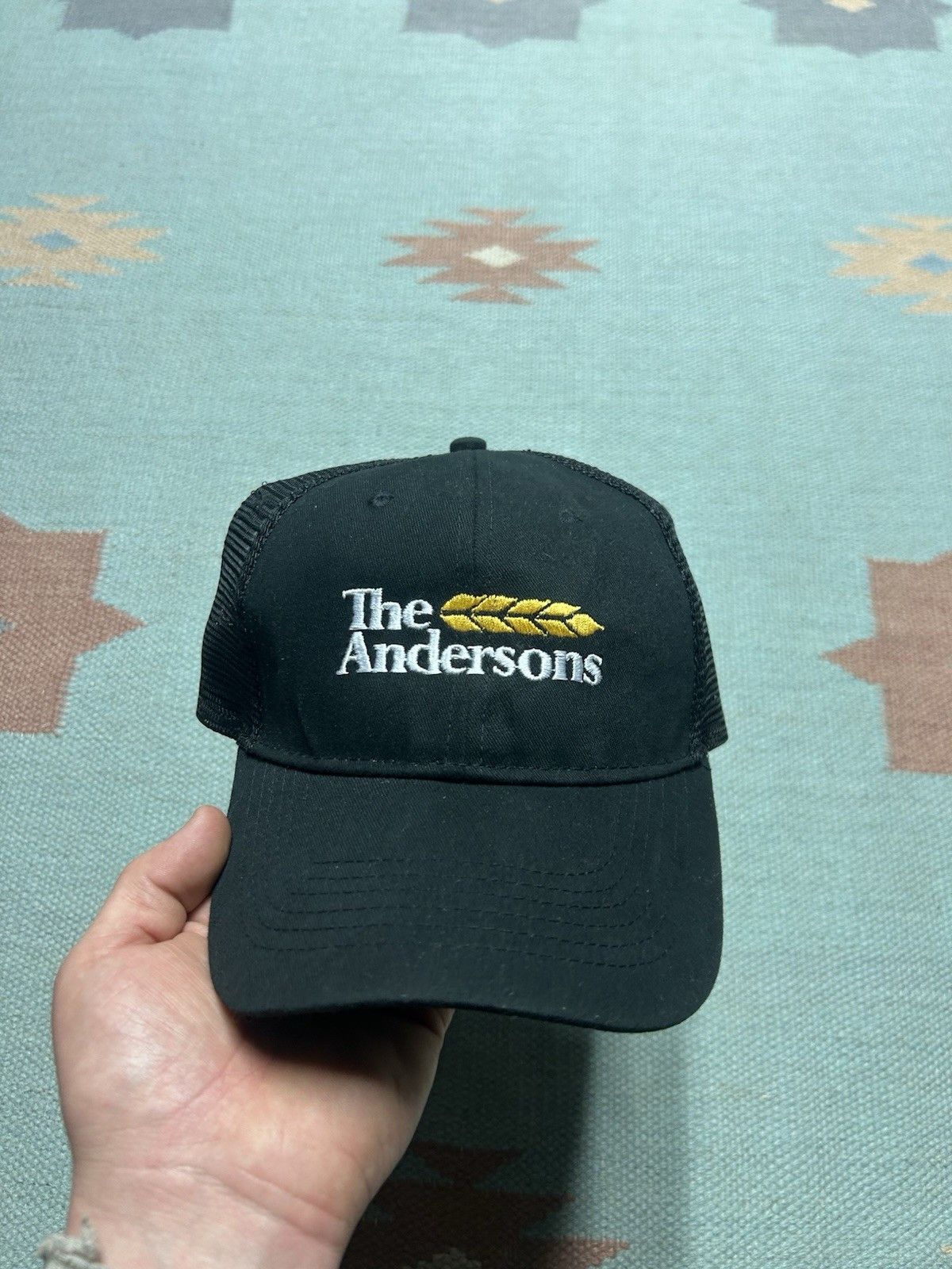 Vintage Vtg strap hat trucker The Andersons farm seed grain elevator Size ONE SIZE - 2 Thumbnail