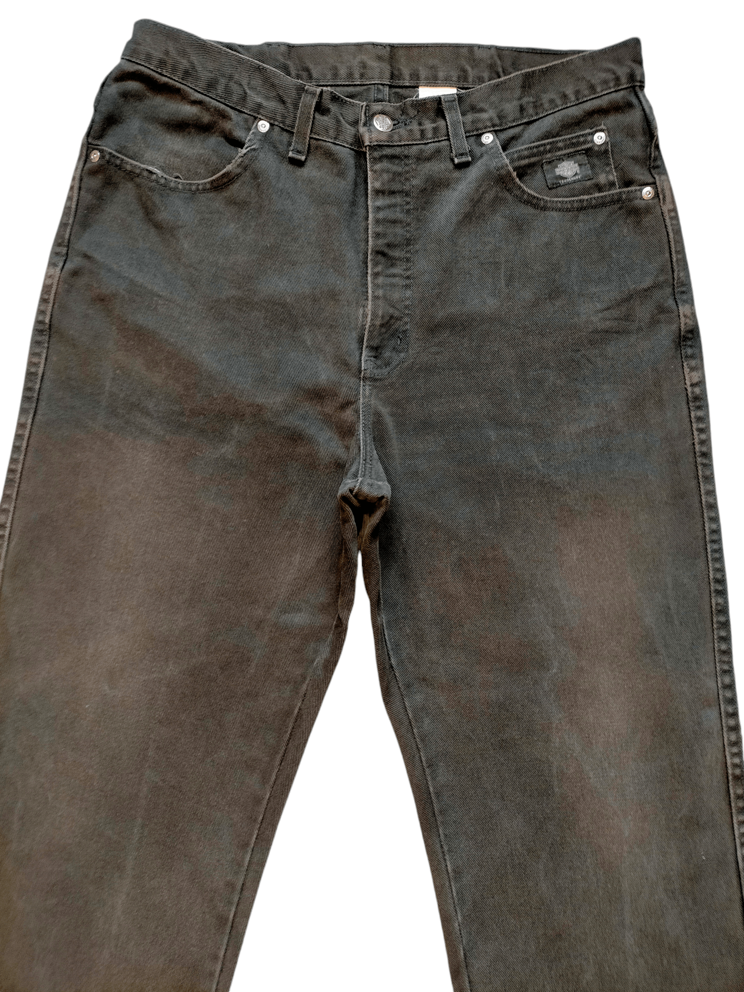 Harley Davidson Harley Davidson Black Baggy Jeans Made in usa Size US 34 / EU 50 - 3 Thumbnail