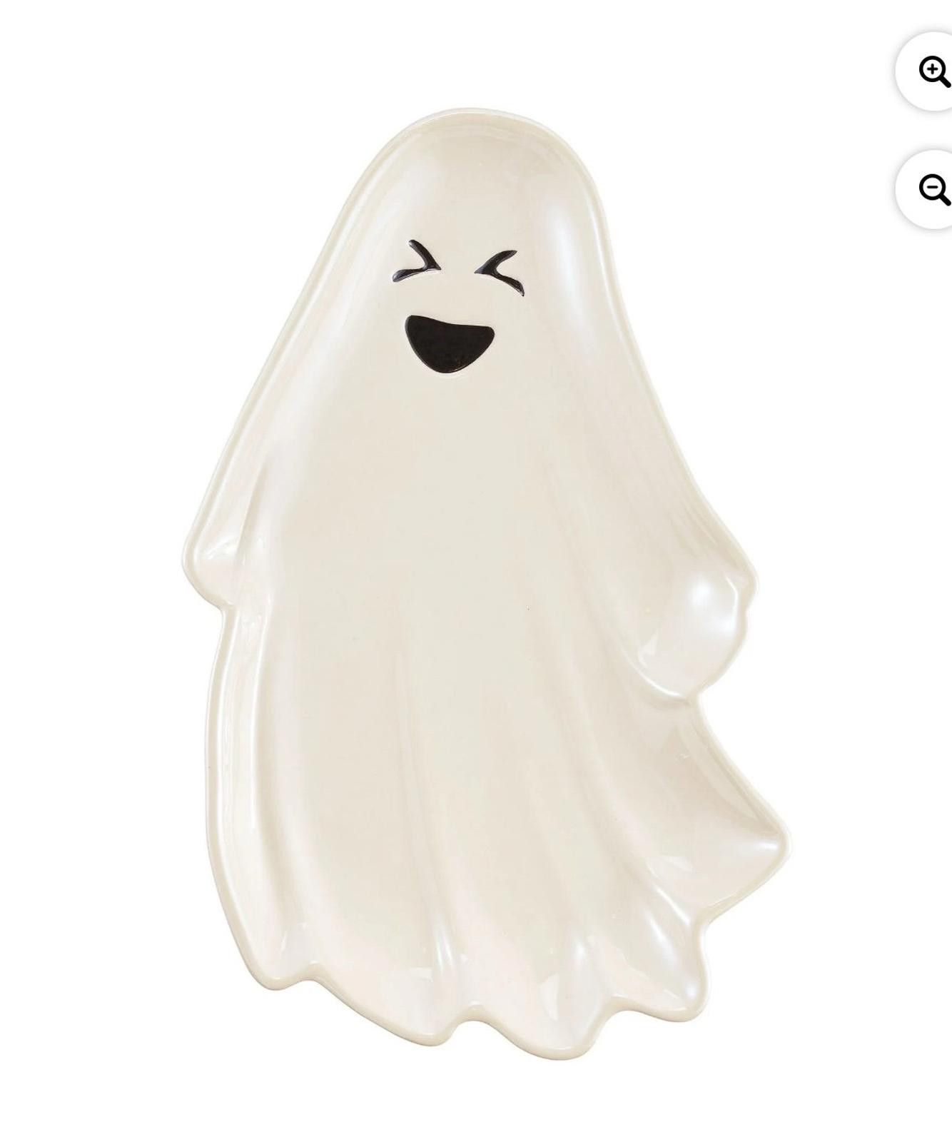 Designer Ghost Platter approximately 12” x 7” Food safe / display use Size ONE SIZE - 2 Thumbnail