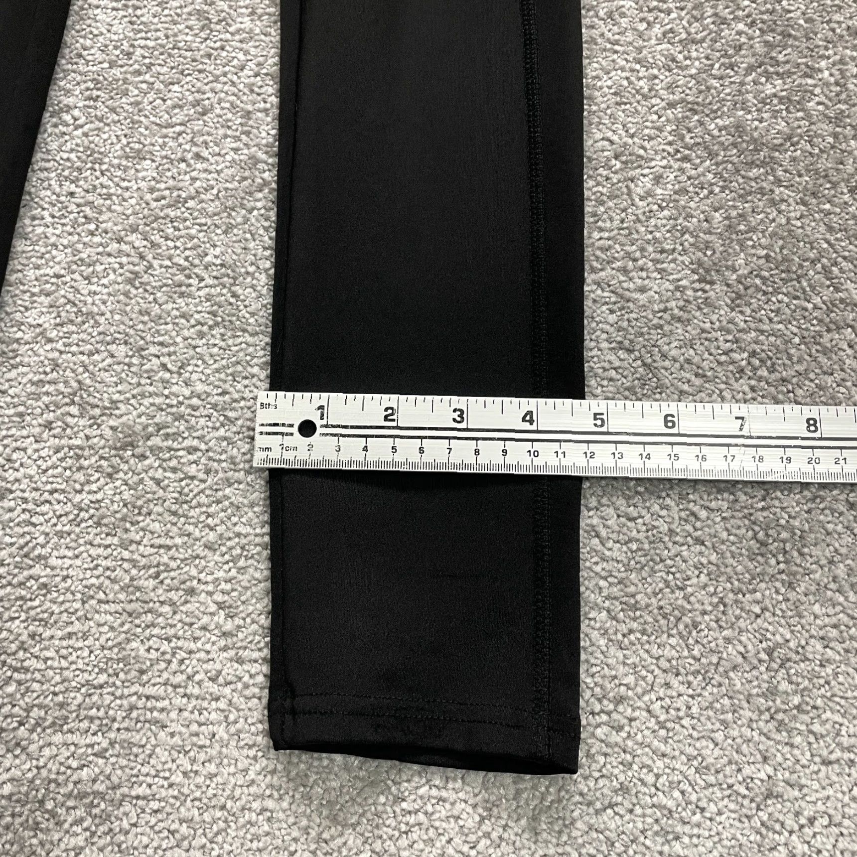 Vintage BSP Compression Leggings Womens Small Black Snake Mid Rise Active Gym Yoga 24x27 Size 28" / US 6 / IT 42 - 5 Thumbnail