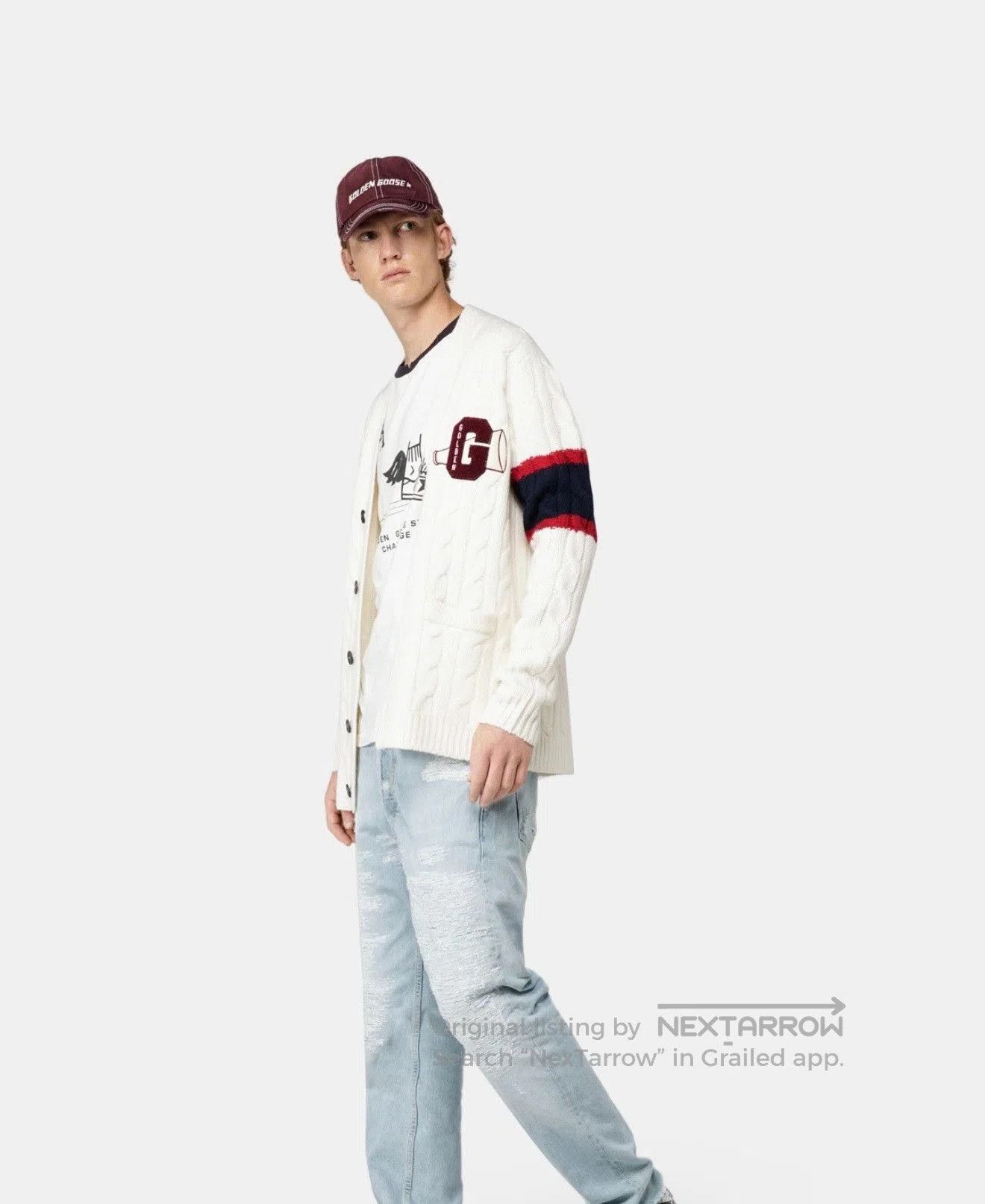 Golden Goose Golden Goose Men's Wool Cardigan. Size US XL / EU 56 / 4 - 3 Thumbnail