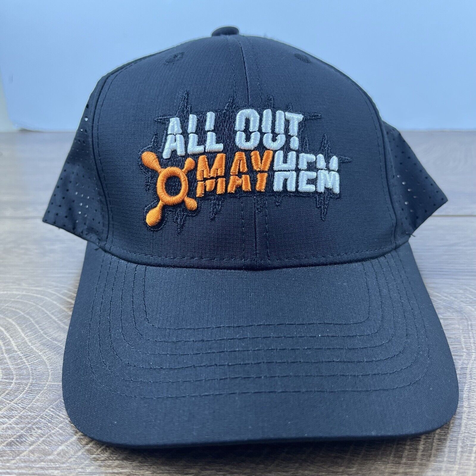 Other Mayhem Hat All Out Mayhem Hat Black Adjustable Hat Black Adu Size ONE SIZE - 1 Thumbnail