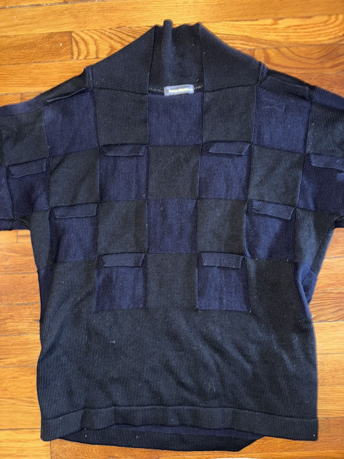 Issey Miyake Issey Miyake Mens Patch Sweater Size US M / EU 48-50 / 2 - 2 Thumbnail