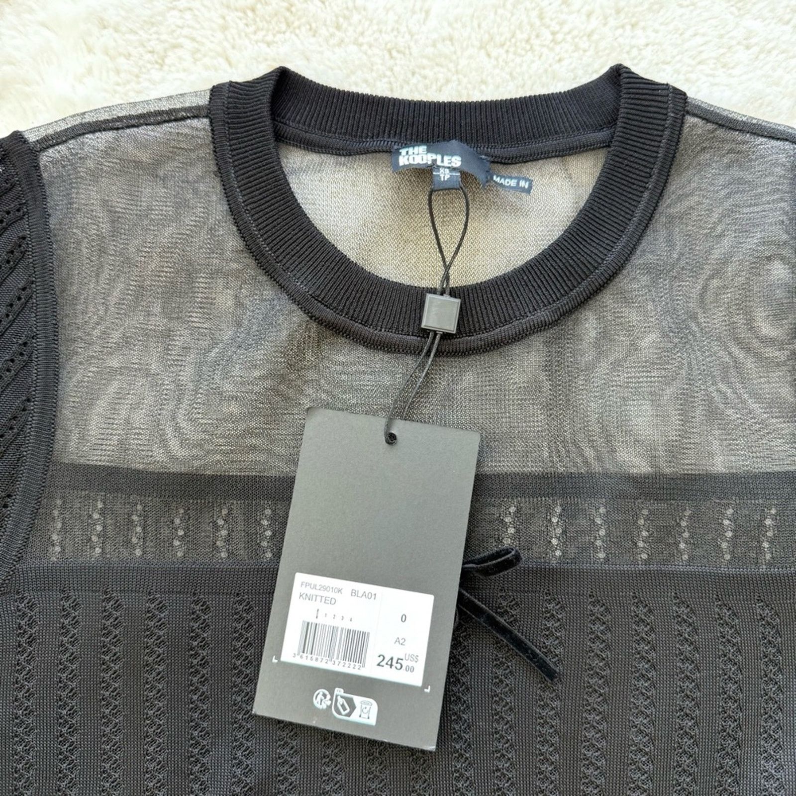 The Kooples NWT!! The Kooples women top size 0 or XS Retail 245$ Size XS / US 0-2 / IT 36-38 - 5 Thumbnail