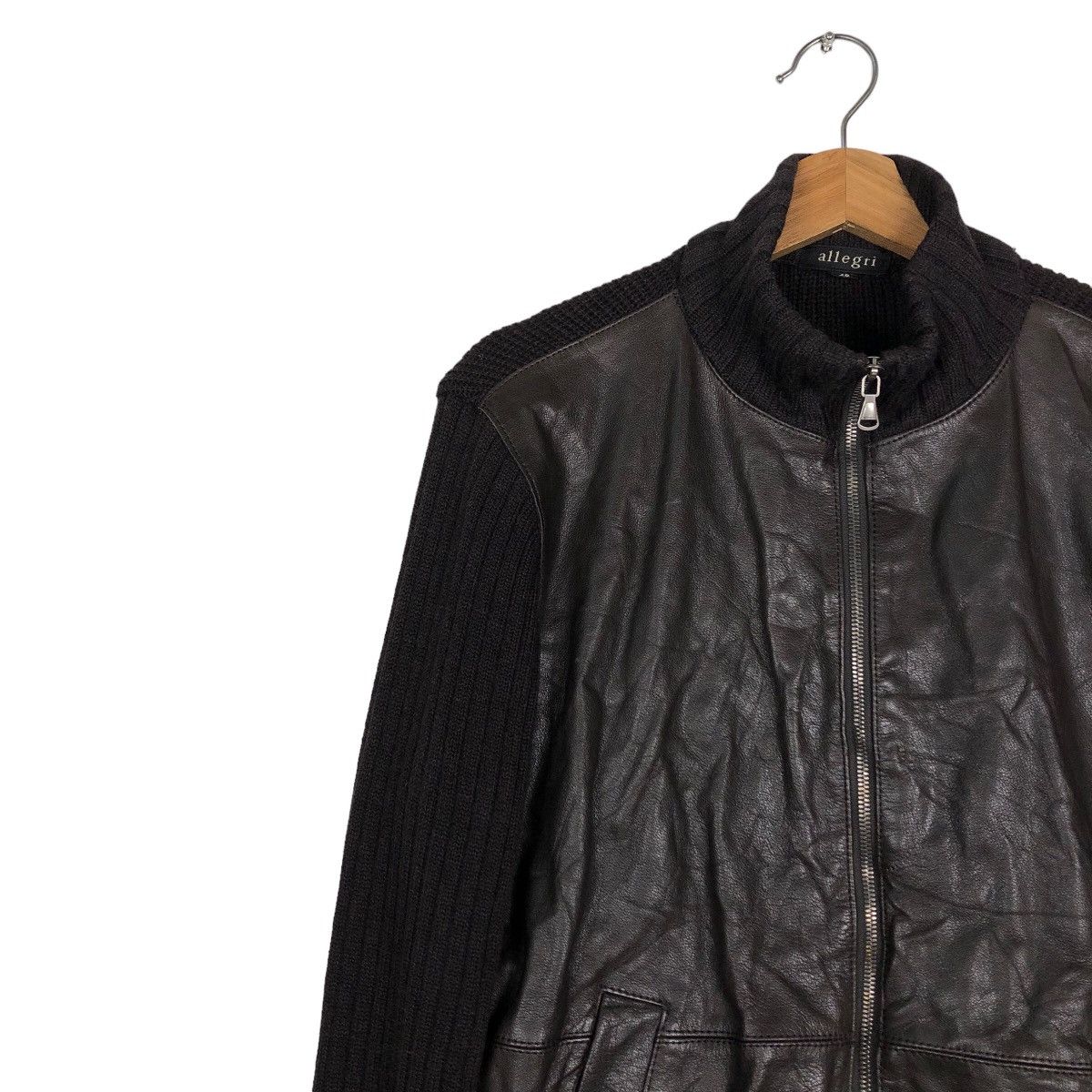 Japanese Brand Parachute Bondage Biker Jacket Allegri Issey Miyake Leather Size US M / EU 48-50 / 2 - 7 Thumbnail