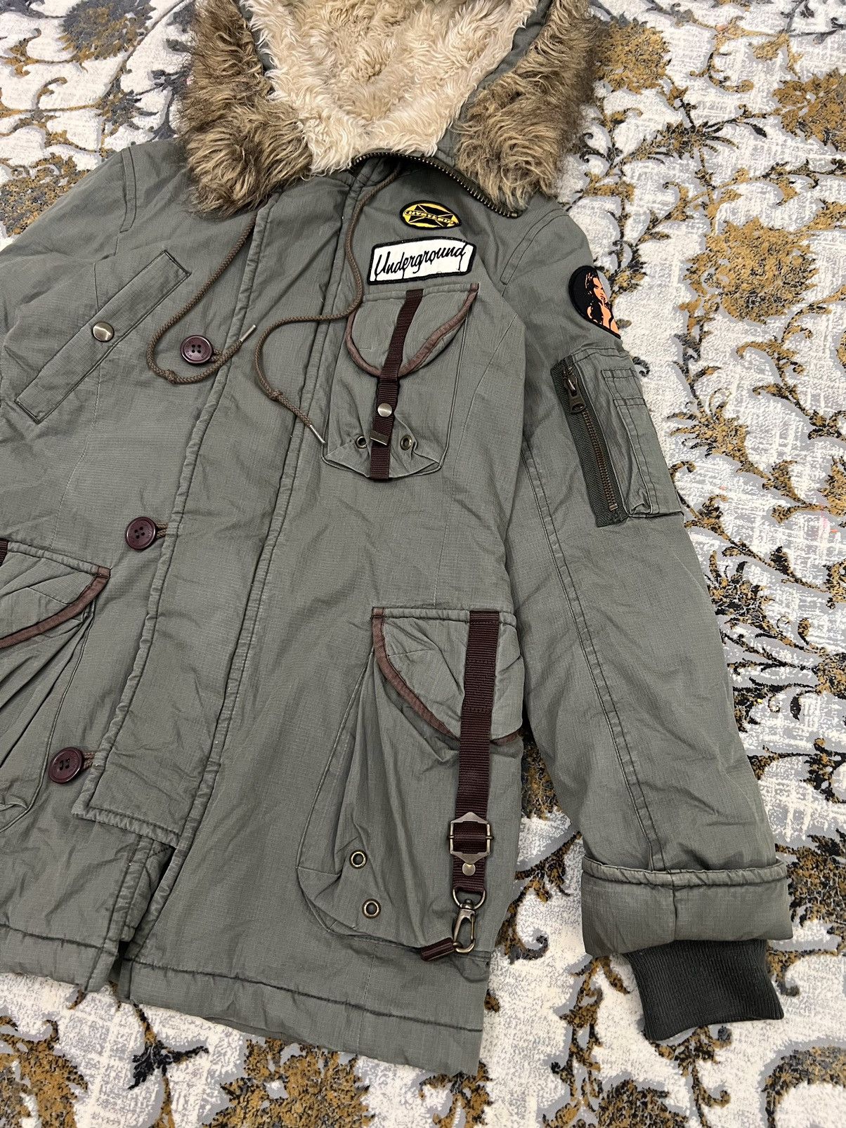 Hysteric Glamour HYSTERIC GLAMOUR MULTIPOCKET JAPANESE BRAND PARKA JACKET Size US M / EU 48-50 / 2 - 5 Thumbnail
