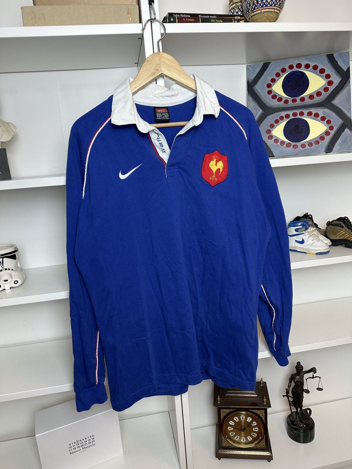 Nike Vintage Nike France ruby polo 2002 longsleeve Size US M / EU 48-50 / 2 - 1 Thumbnail