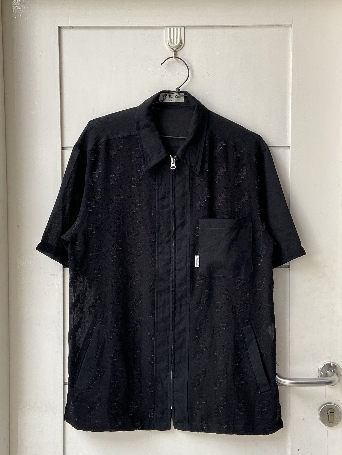 Designer × Japanese Brand TROY BROS Black Zip Shirt Size US M / EU 48-50 / 2 - 9 Thumbnail