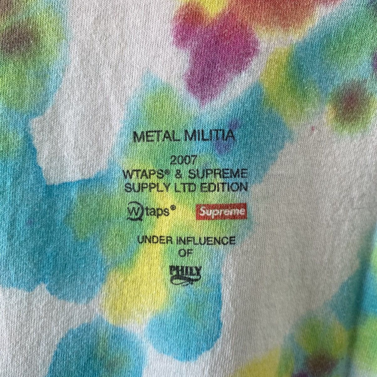 Supreme Vintage Supreme Wtaps T-Shirt White Tie Dye 2007 Designer Size US XL / EU 56 / 4 - 7 Thumbnail