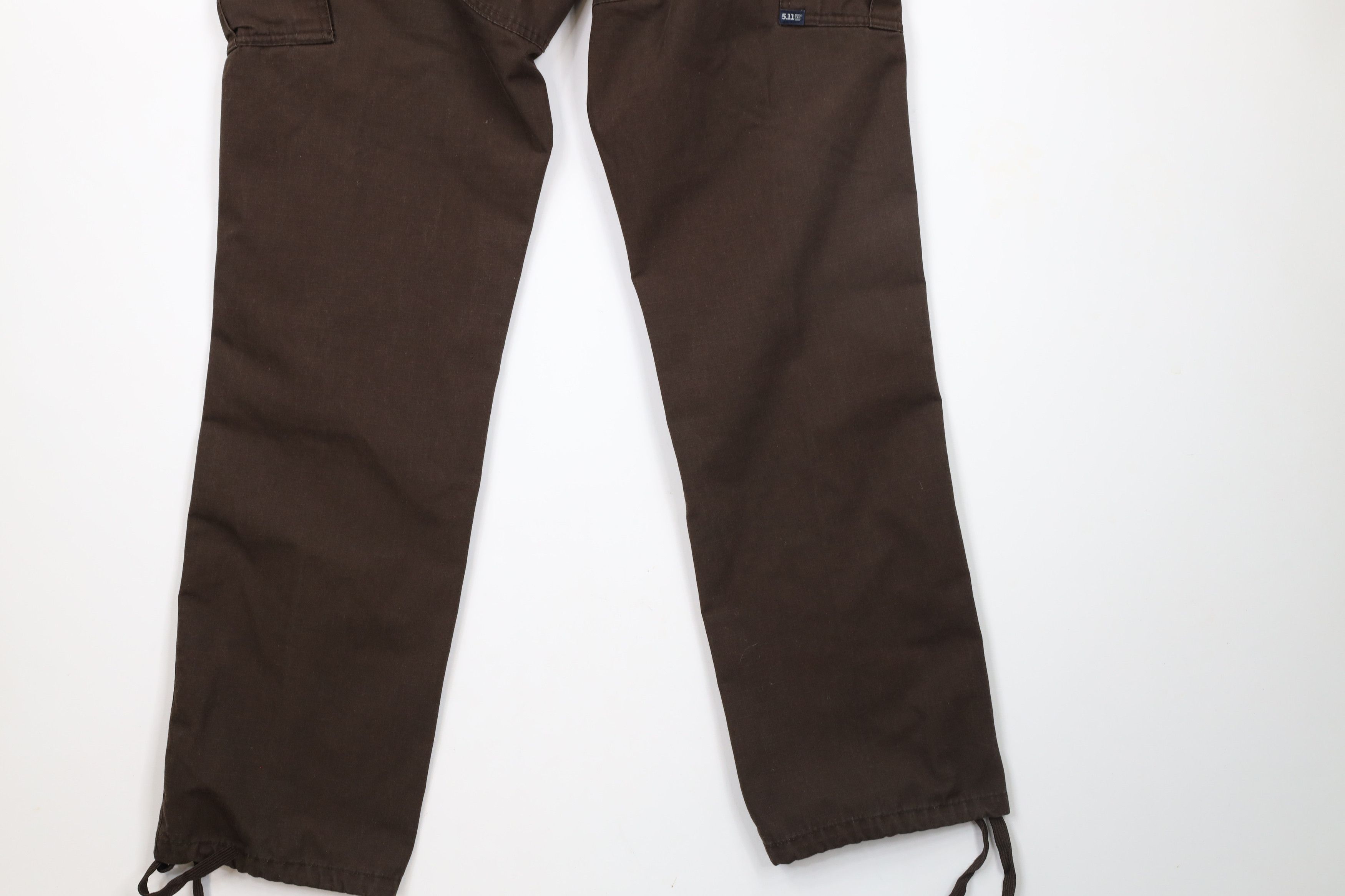 Vintage 5.11 Tactical Series Ripstop Double Knee Cargo Pants Brown Size US 34 / EU 50 - 11 Thumbnail