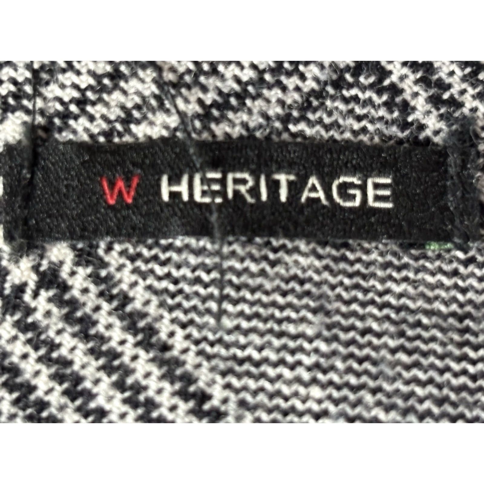 Talbots VINTAGE Talbots Heritage Dress Pants Plaid Wool Blend 22W Women Plus Pants Black White Career Womens Size 40" / US 18 - 7 Thumbnail