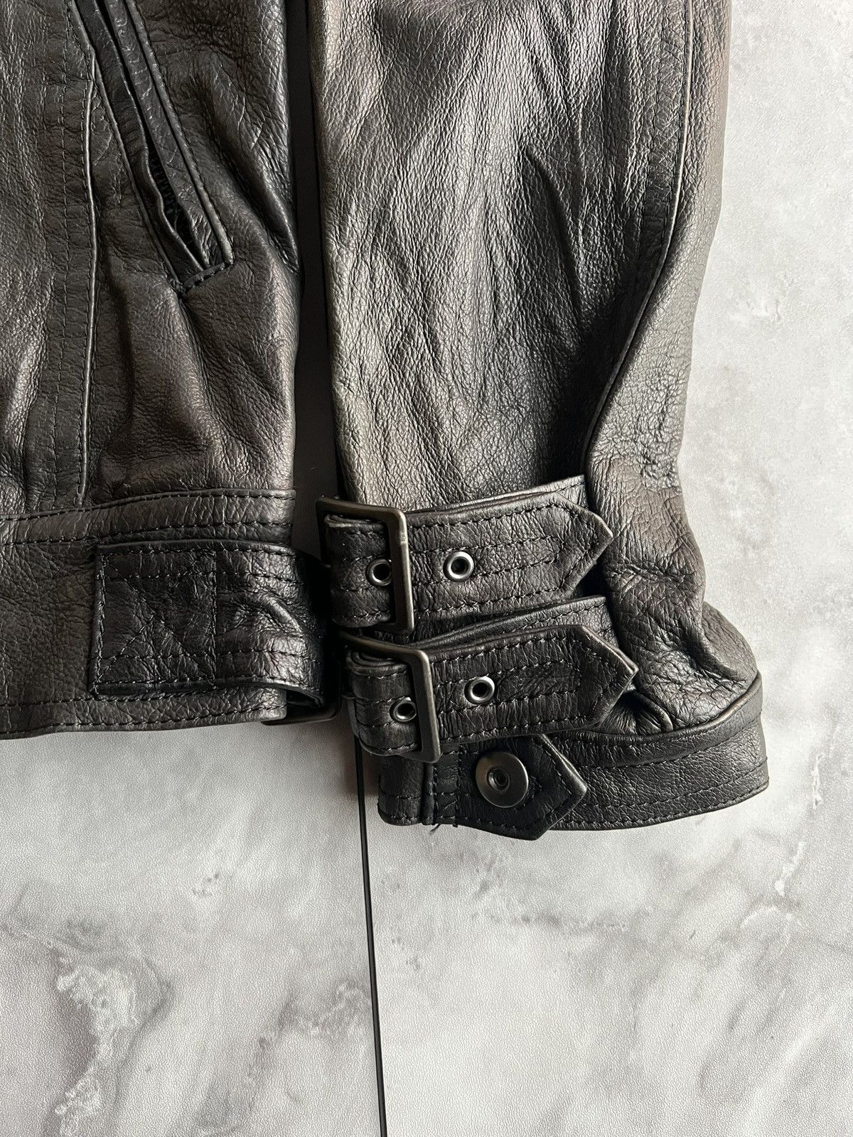 Japanese Brand Rattle Trap Sheepskin Leather Jacket Size US M / EU 48-50 / 2 - 3 Thumbnail