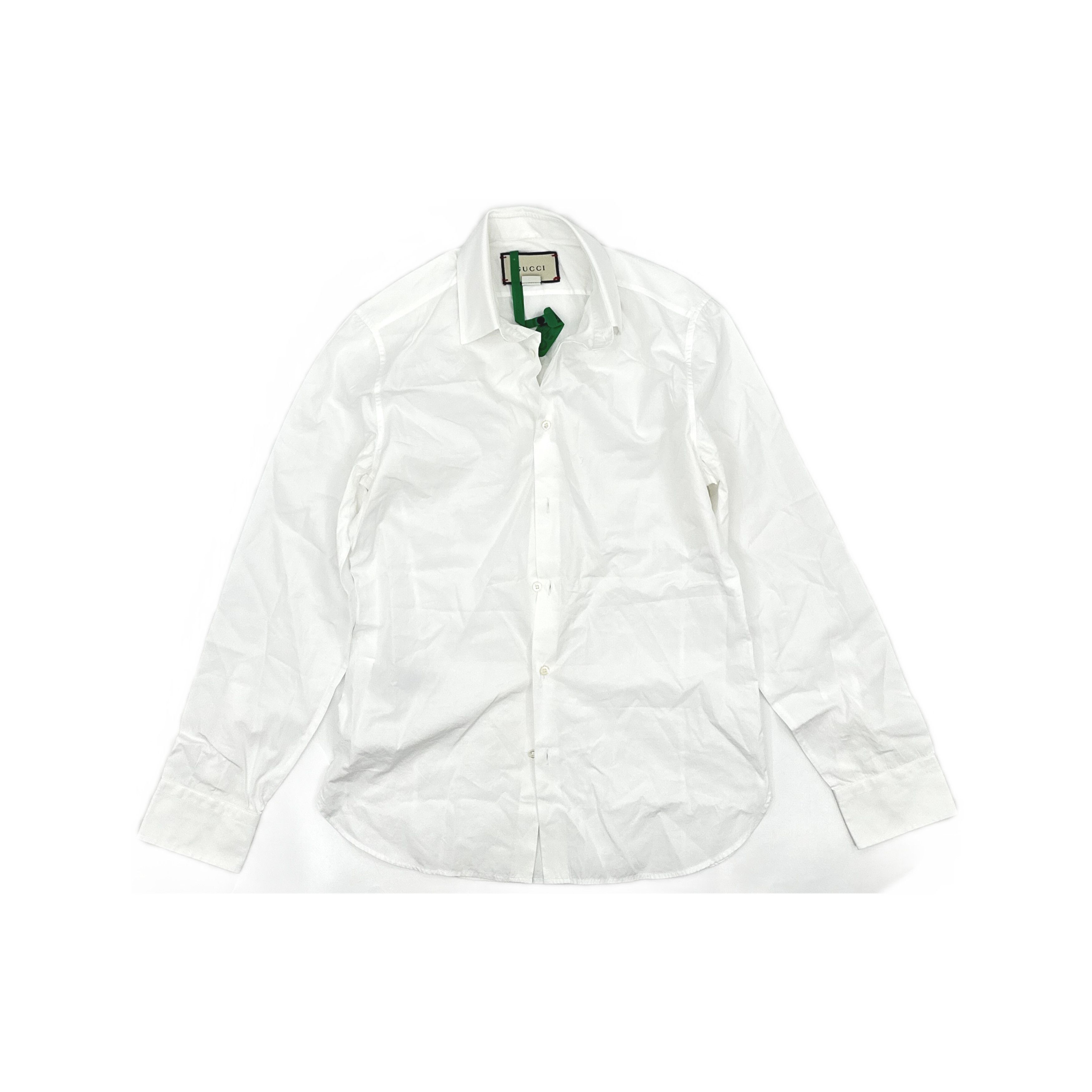 Gucci Gucci Cotton Button Up Shirt Size M Size US M / EU 48-50 / 2 - 1 Thumbnail