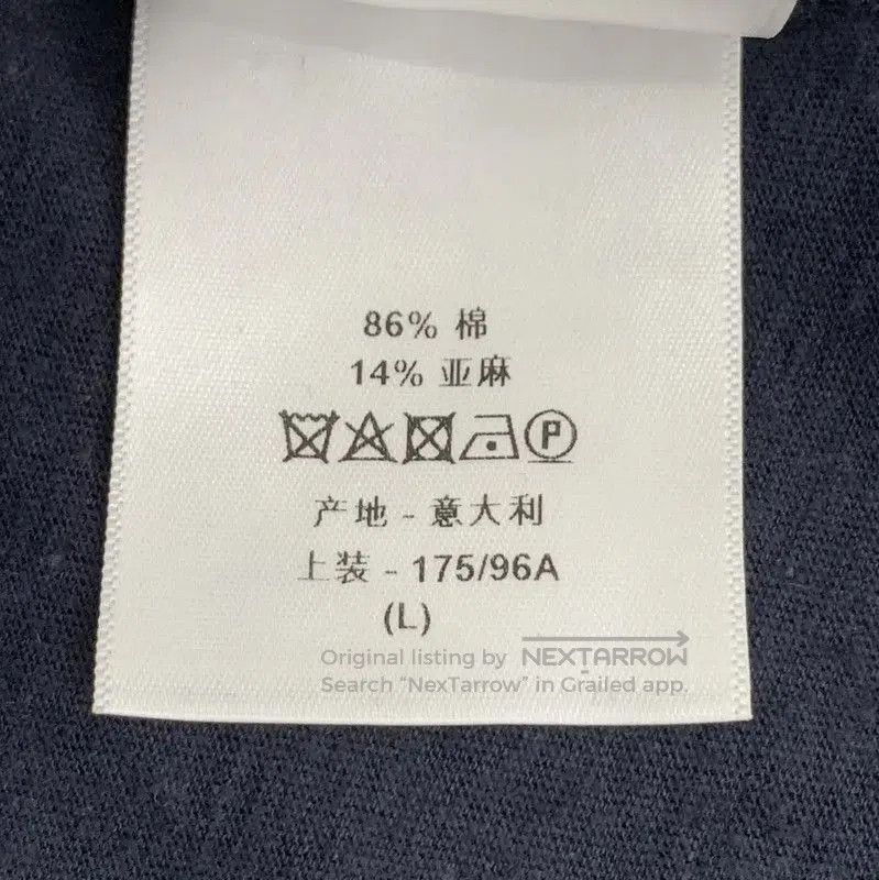 Dior Dior Dark Blue Cotton T. Size L / US 10 / IT 46 - 7 Thumbnail