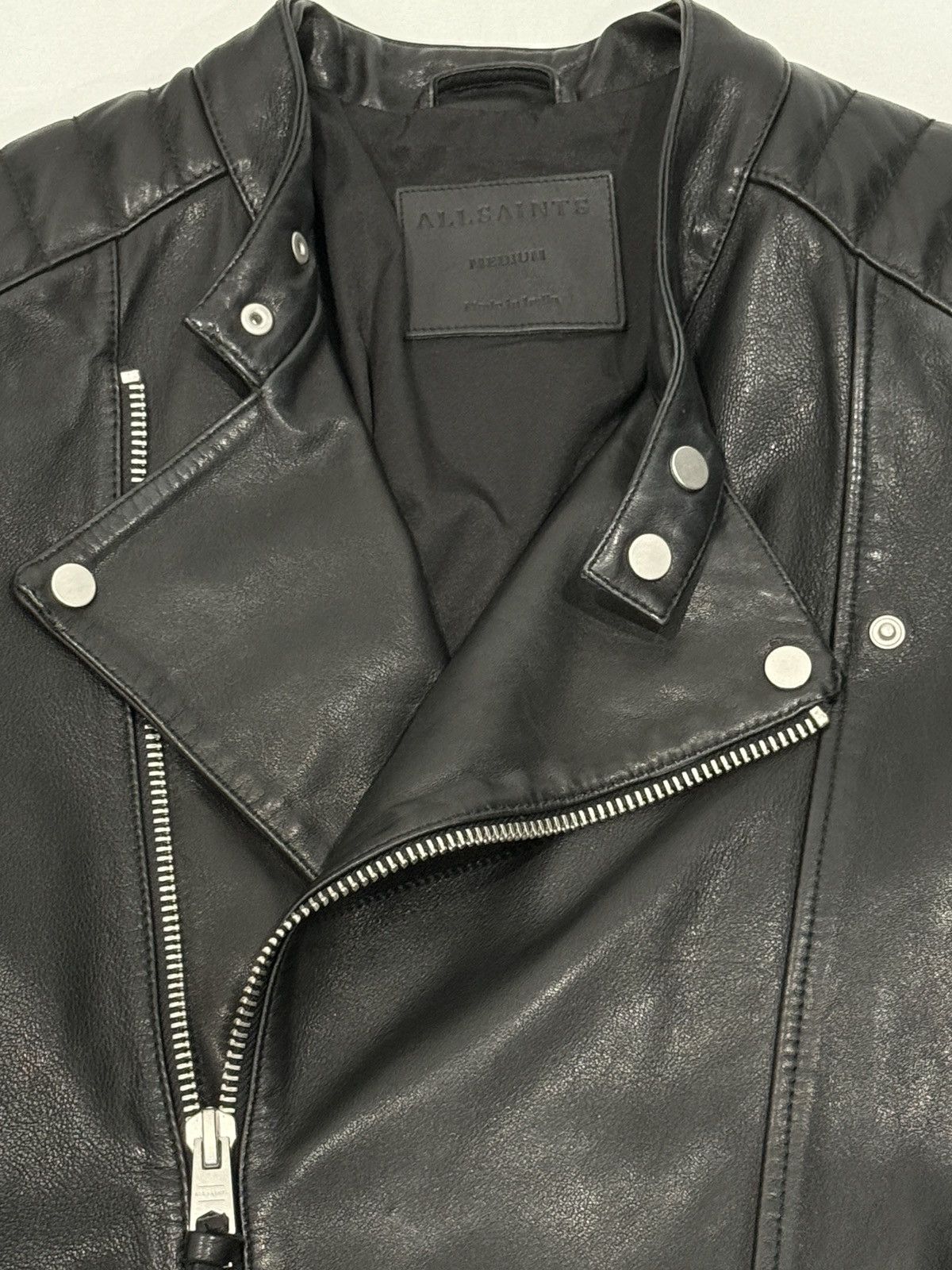 Allsaints Allsaints Silas Leather Jacket M Size US M / EU 48-50 / 2 - 5 Thumbnail