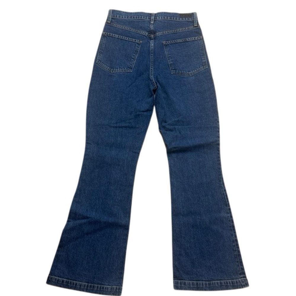 Jean NWT Le Jean Remy Flare High Rise Dark Wash Blue Size 29 Size 29" - 3 Thumbnail