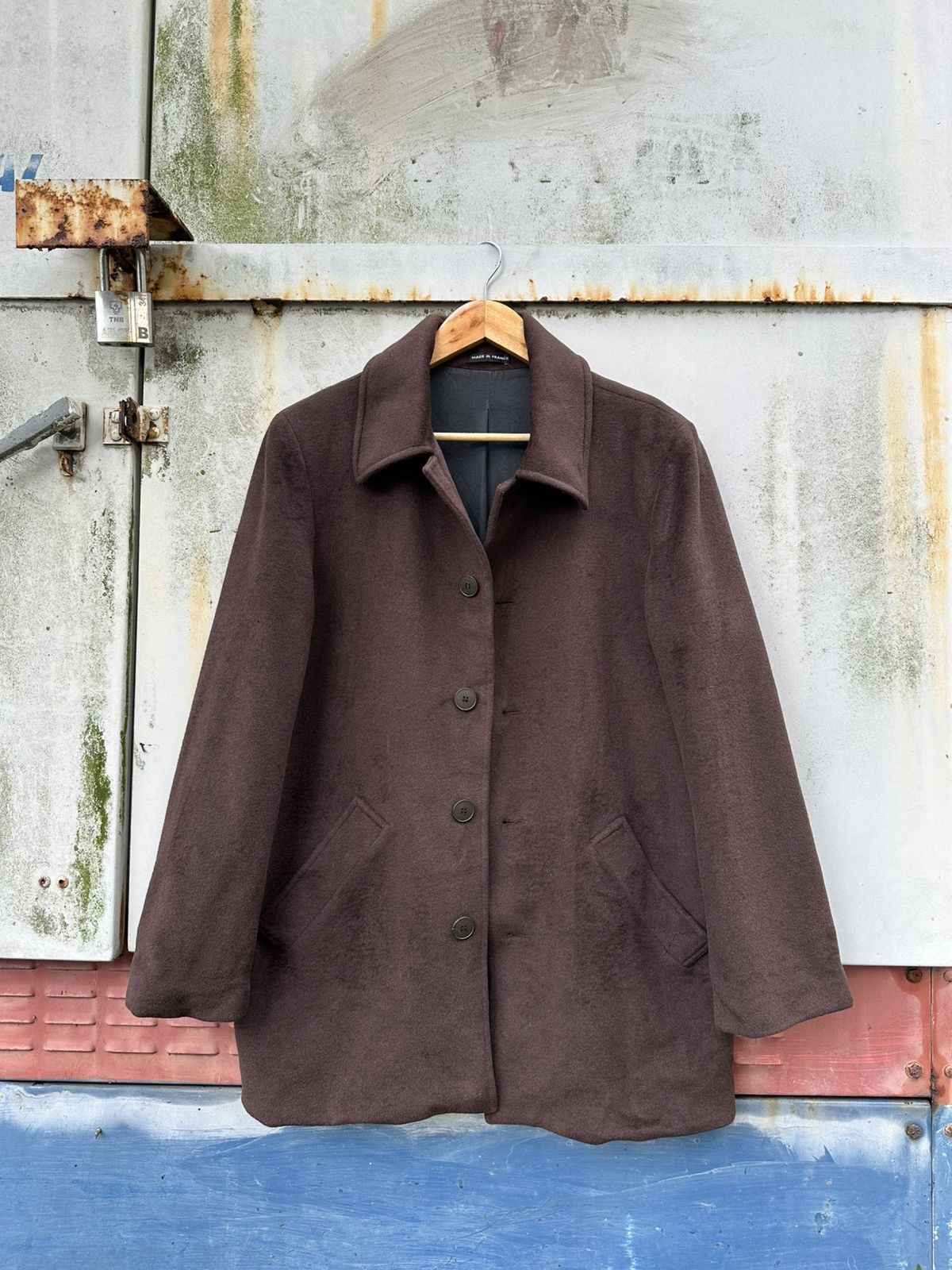 Lanvin **grail**Lanvin Paris Brown Pure Wool Soft Suede Jacket Size US M / EU 48-50 / 2 - 1 Thumbnail