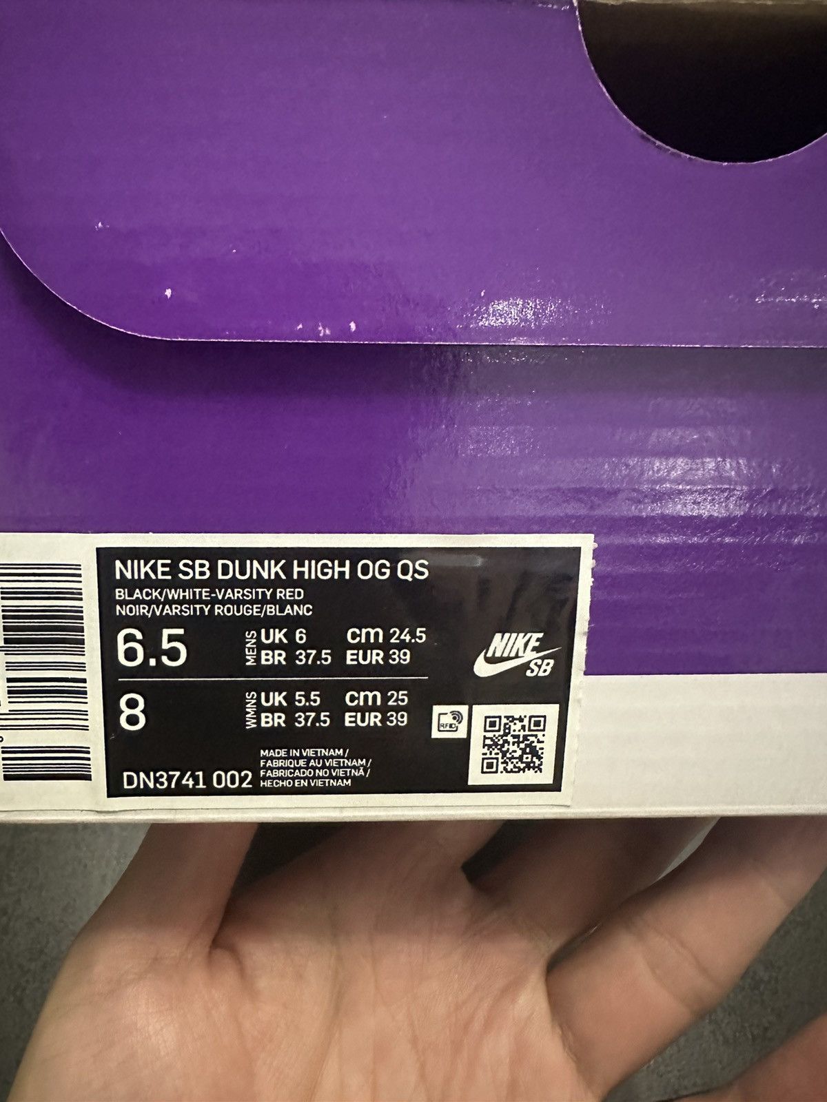 Nike Nike SB Dunk High Supreme By Any Means Black Size US 6.5 / IT 36.5 - 2 Thumbnail