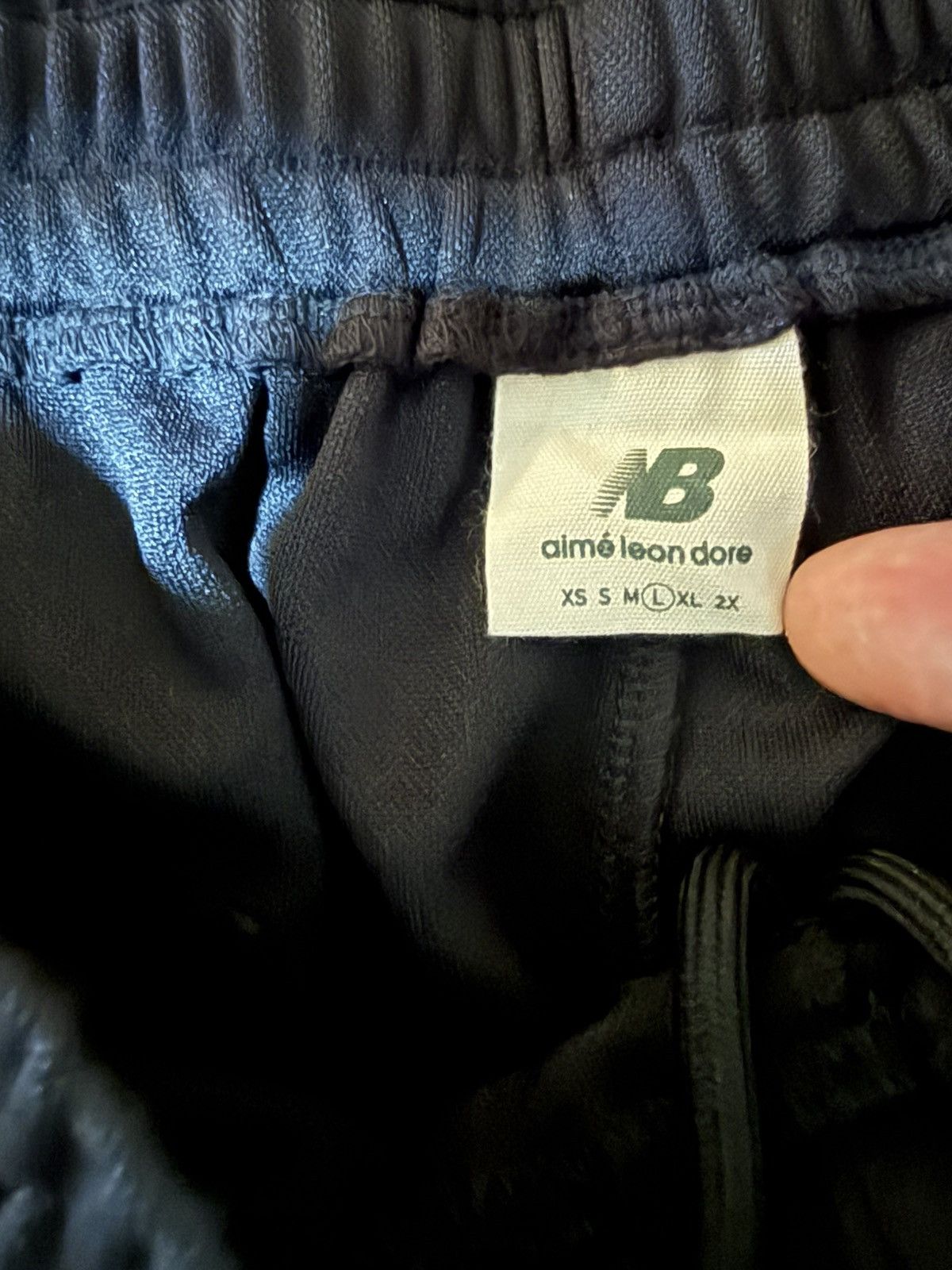 Aime Leon Dore × New Balance Aime Leon Dore ALD / New Balance SONNY NY Warm Up Pant Black Size US 34 / EU 50 - 5 Thumbnail