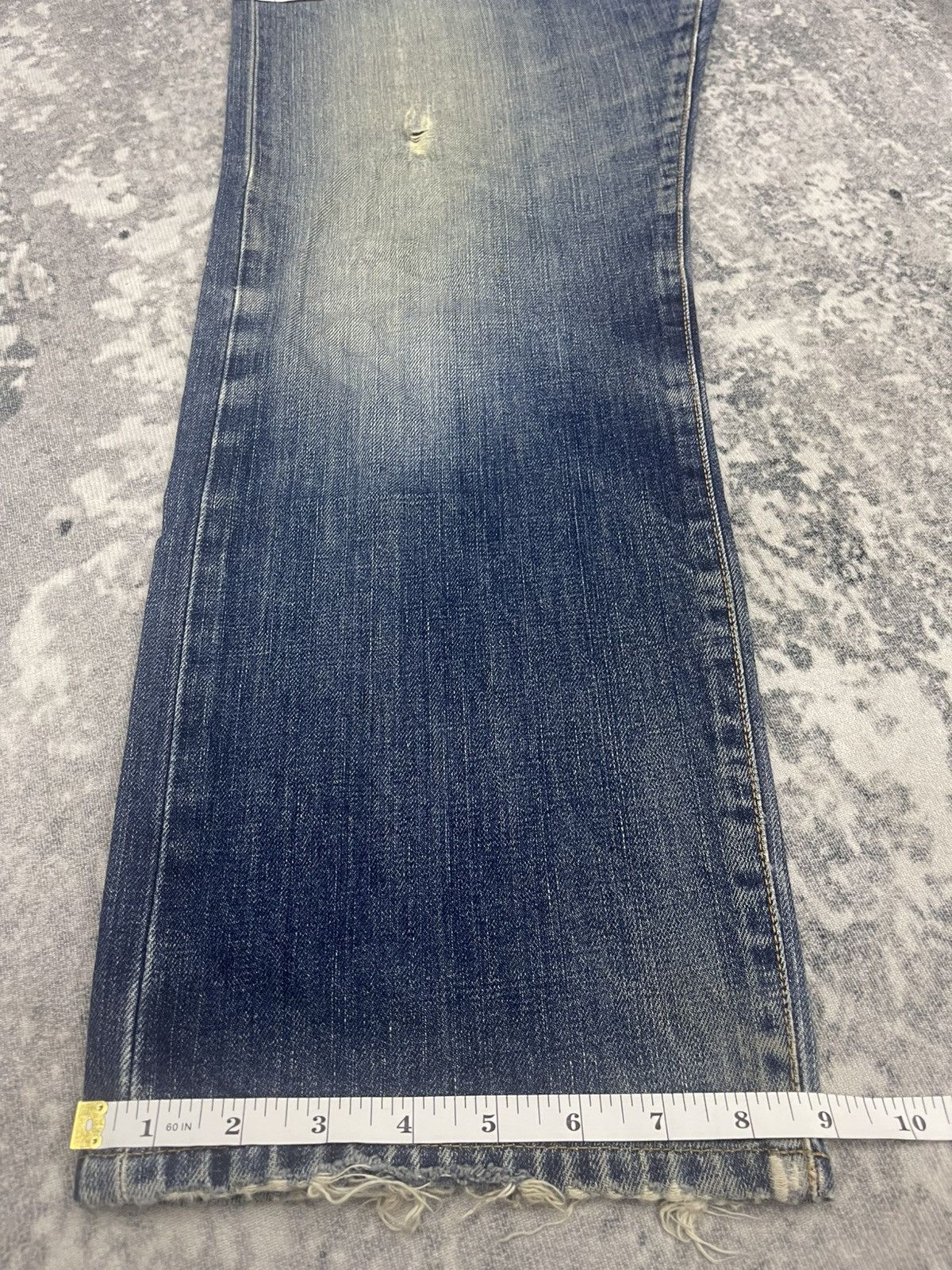 Edwin Edwin 505x Selvedge Distressed Denim Size US 33 - 19 Thumbnail