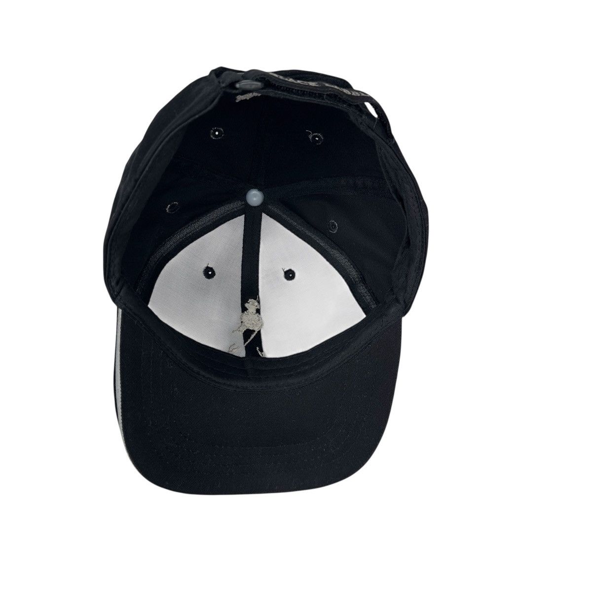 Vintage Johnnie Walker Black Promo Hat Cap Black Embroidered Size ONE SIZE - 6 Thumbnail