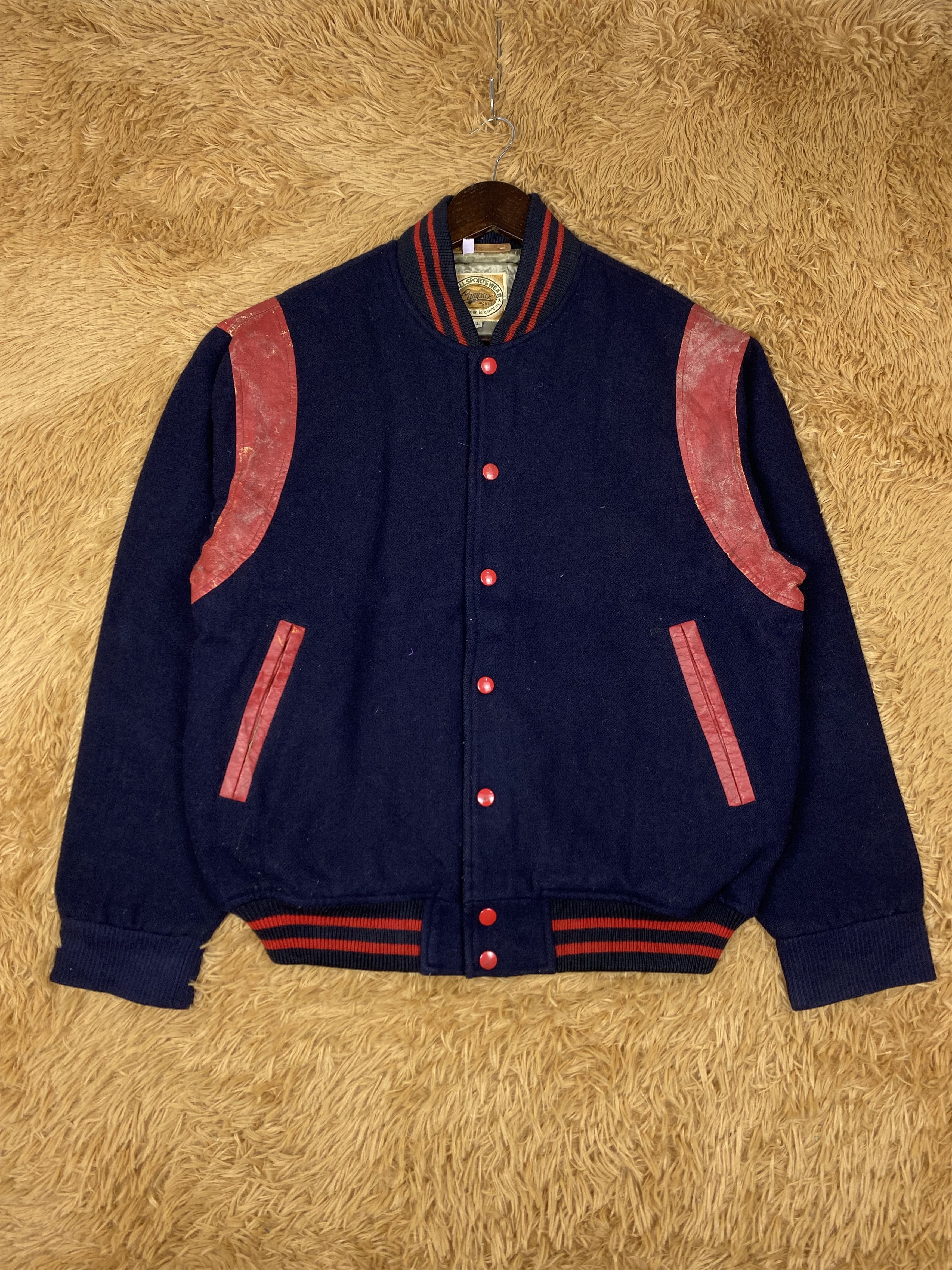 MLB Vintage Campux Varsity Jacket DJ0386 Size US L / EU 52-54 / 3 - 1 Thumbnail