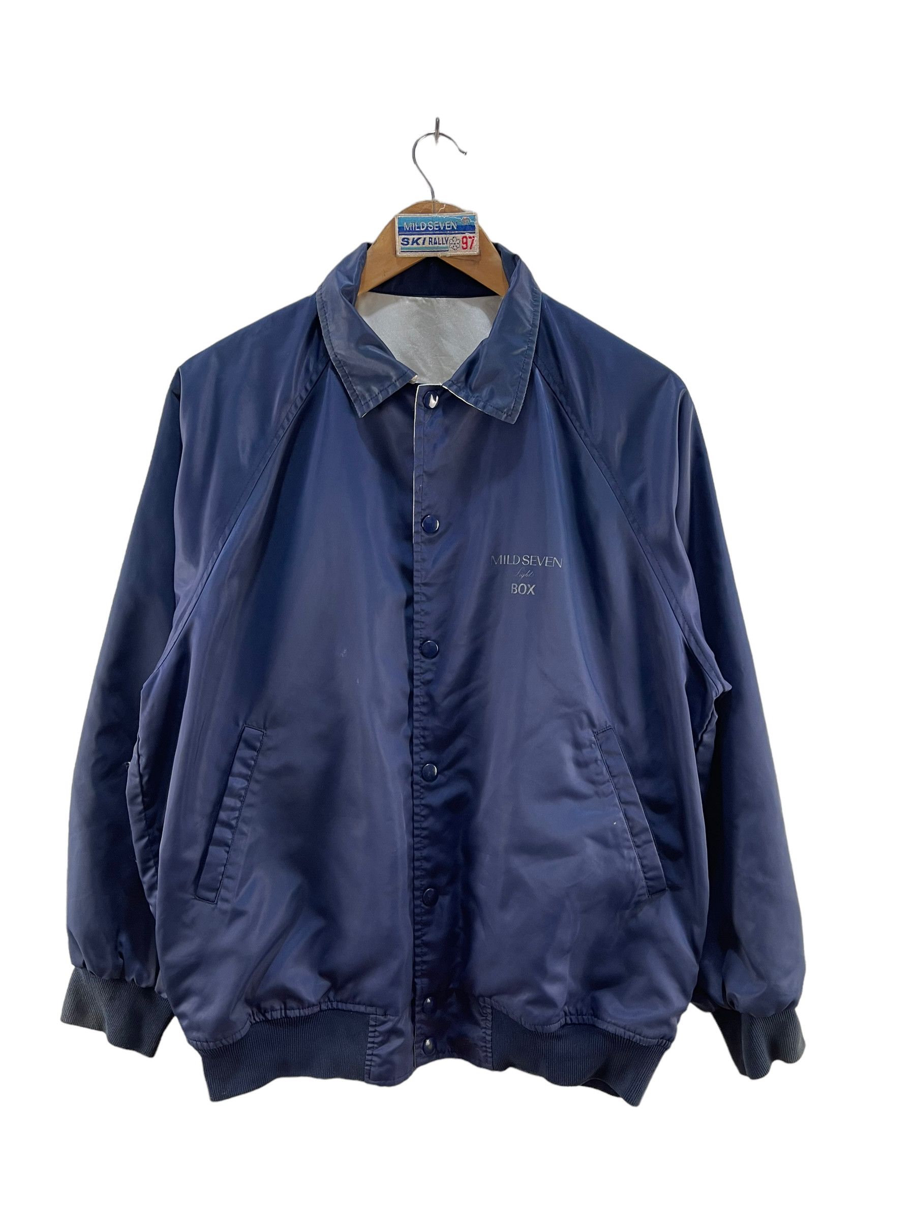 Japanese Brand Vintage Mild Seven Box Jacket Size US L / EU 52-54 / 3 - 1 Thumbnail